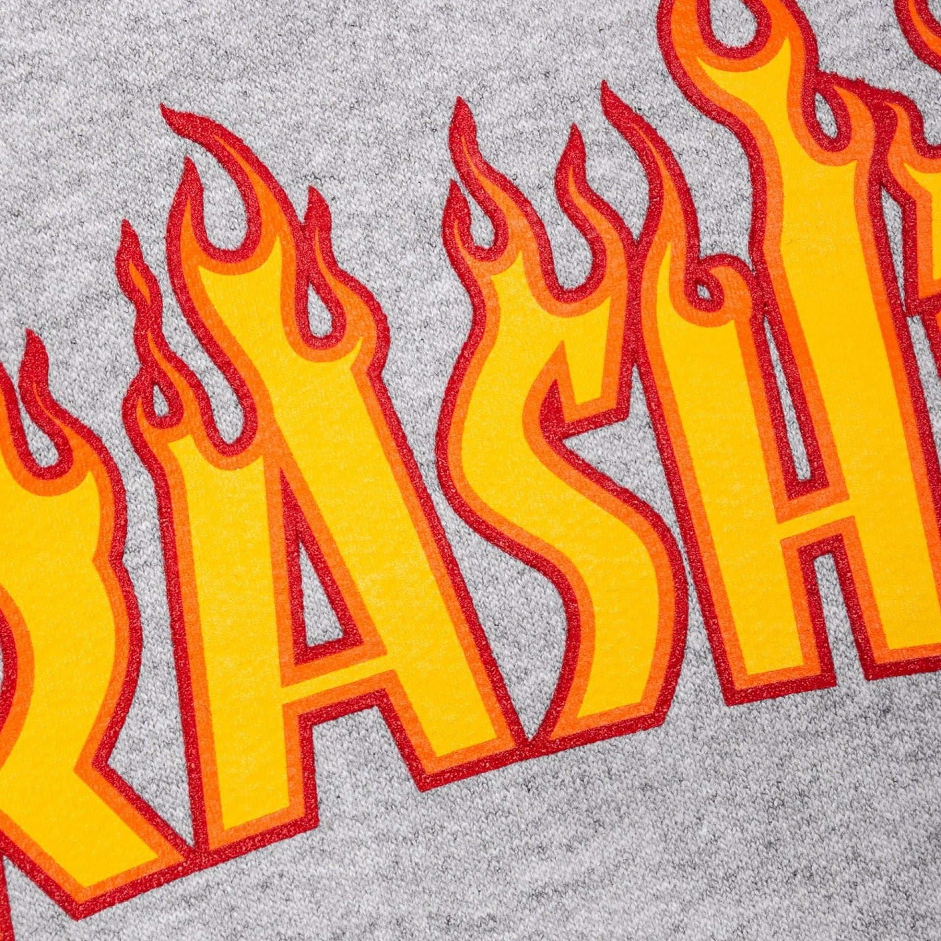 Thrasher | FLAME HOODIE { GREY - view 2