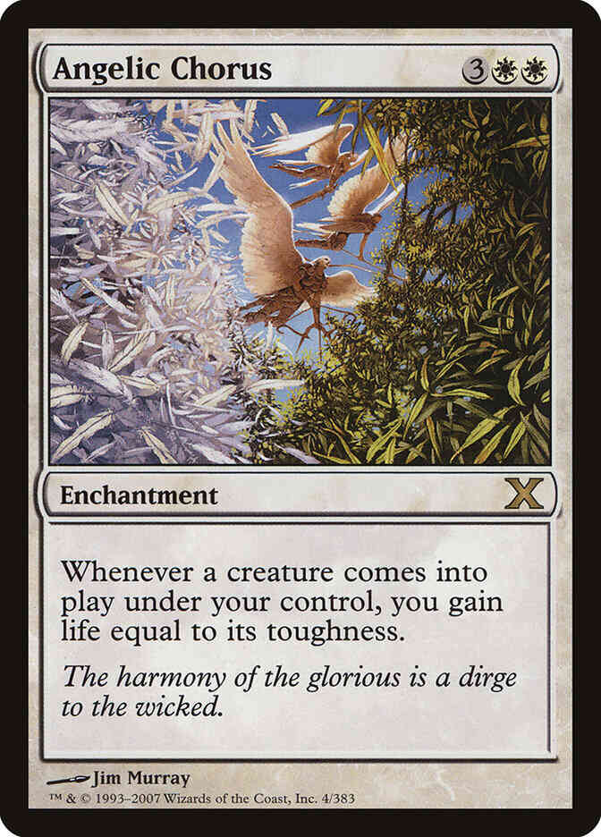 Angelic chorus 4 – Magic Angelic Chorus [4] [Tenth Edition] [Non-Foil]
