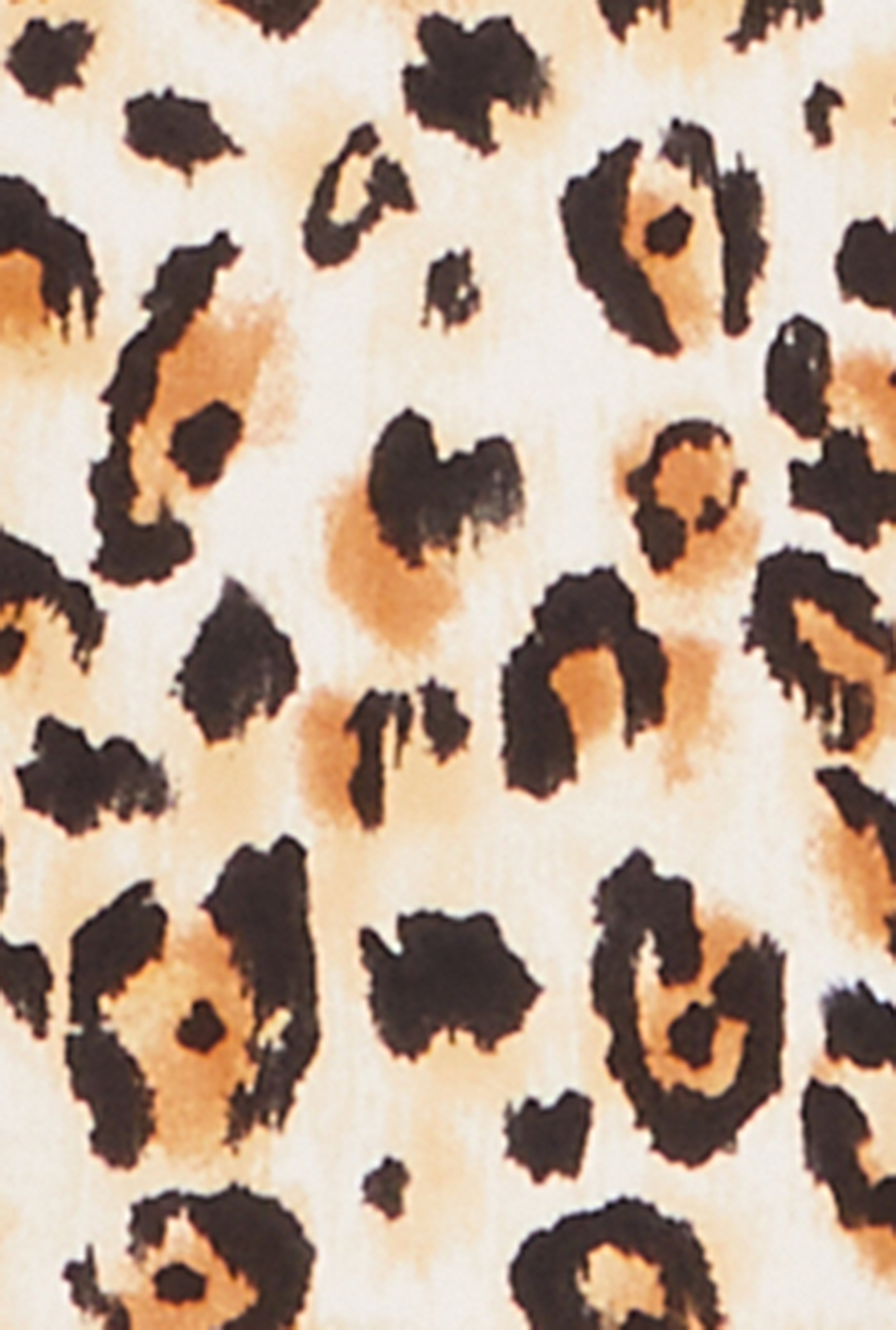 Rainbow Shops Leopard Print Tie Waist Belted Midi Dress - view 4