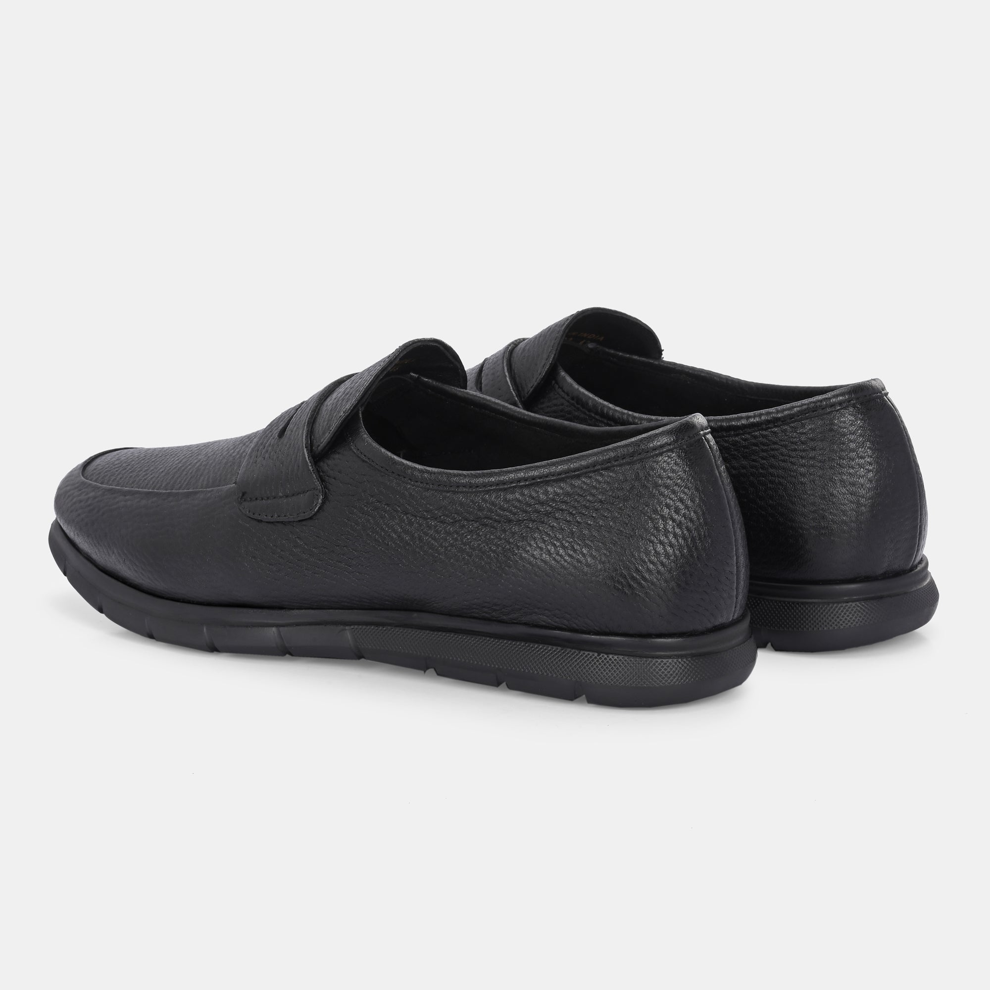 Pashmina Leather Loafers by Lafattio – Black - view 7