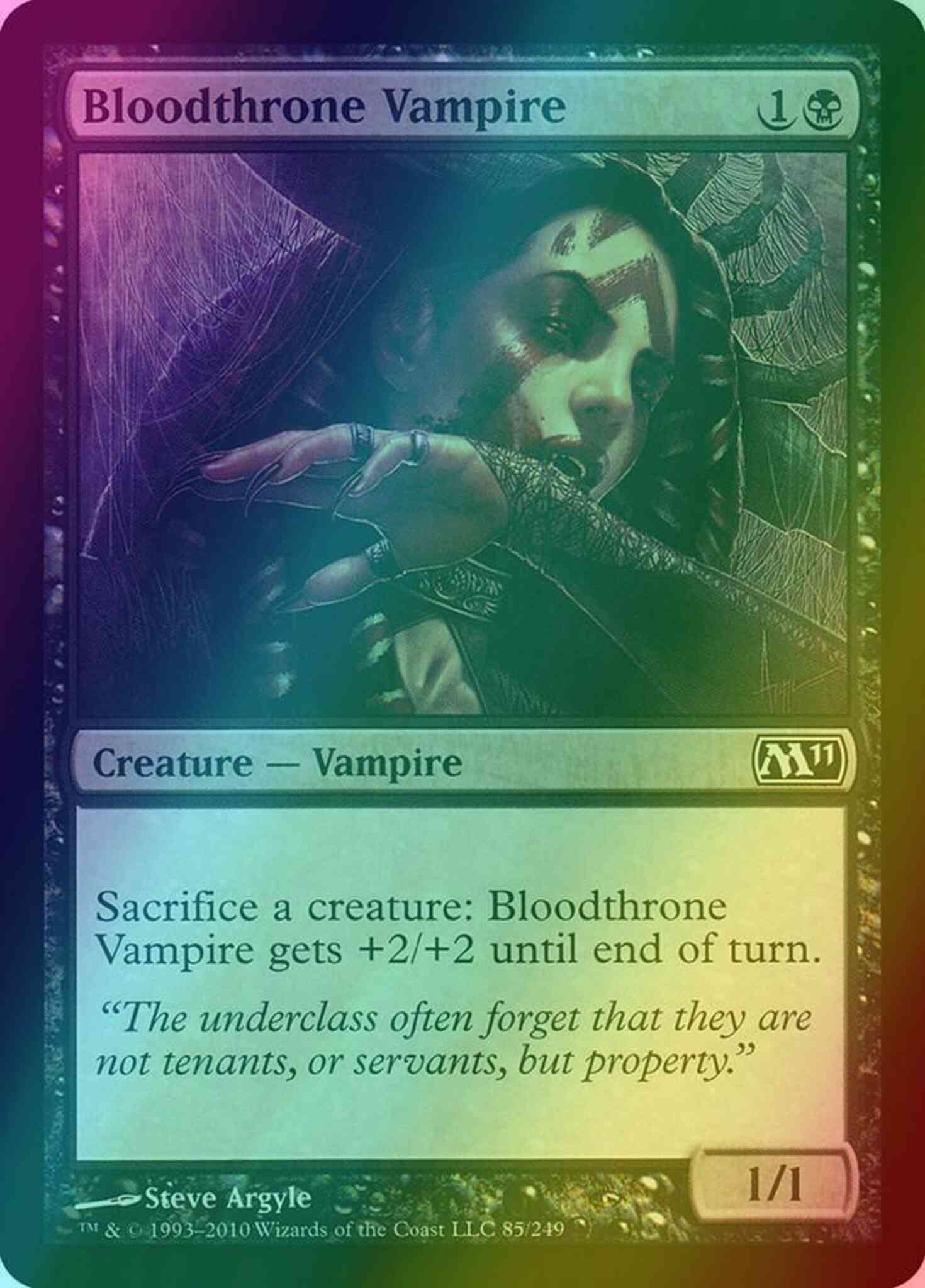 Vampire 85 magic – Bloodthrone Vampire [85] [Magic 2011] [Foil]