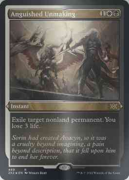 Anguished unmaking 469 – Magic Anguished Unmaking [469] [Double Masters 2022] [Etched Foil]