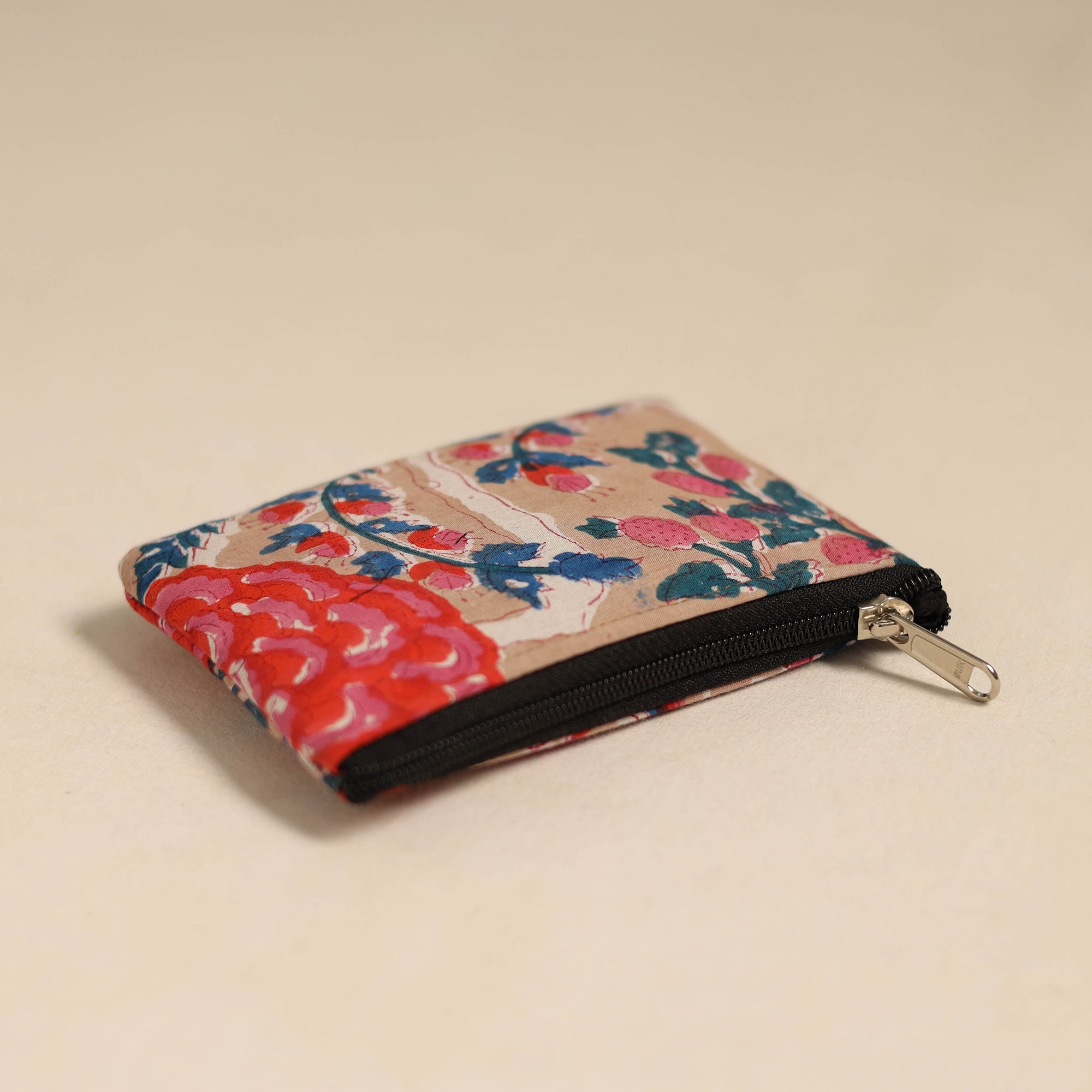 NOORI BAZAR Beige - Handmade Quilted Cotton Coin Pouch 35 - view 2