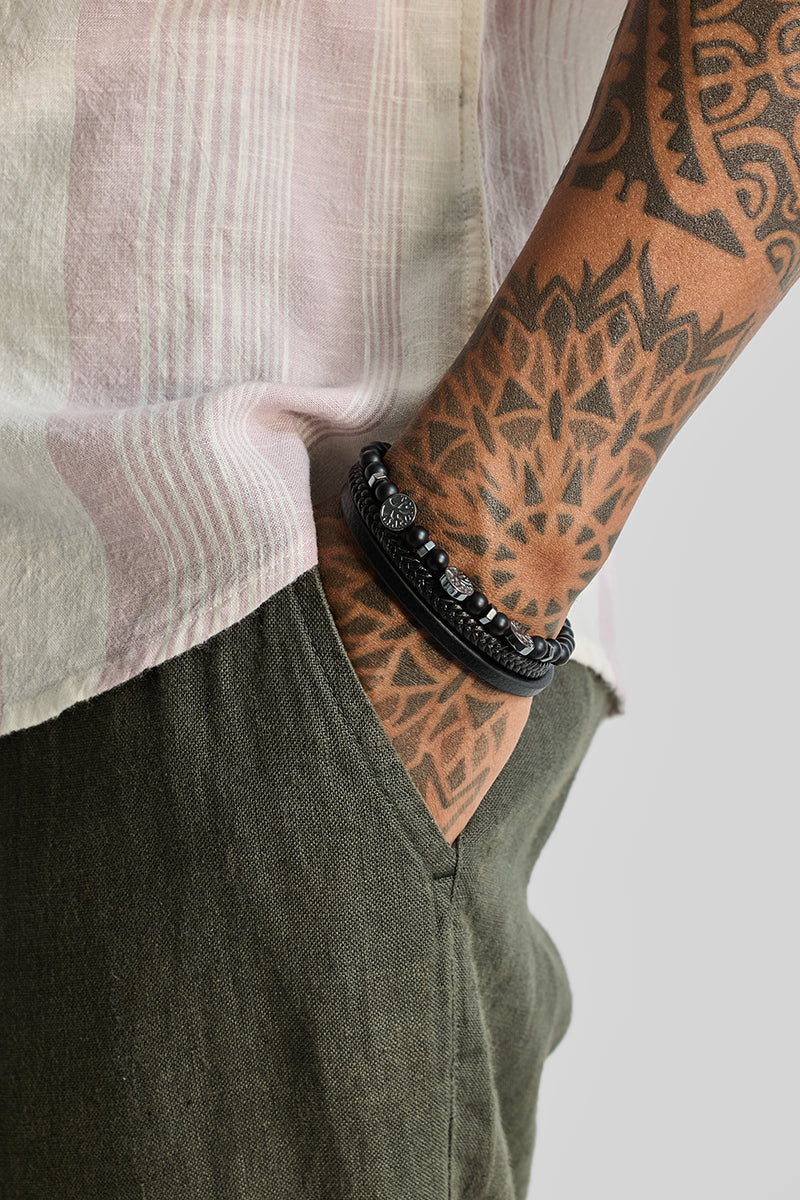 SNITCH Midnight Eclipse Braid Bracelet – Black - view 8