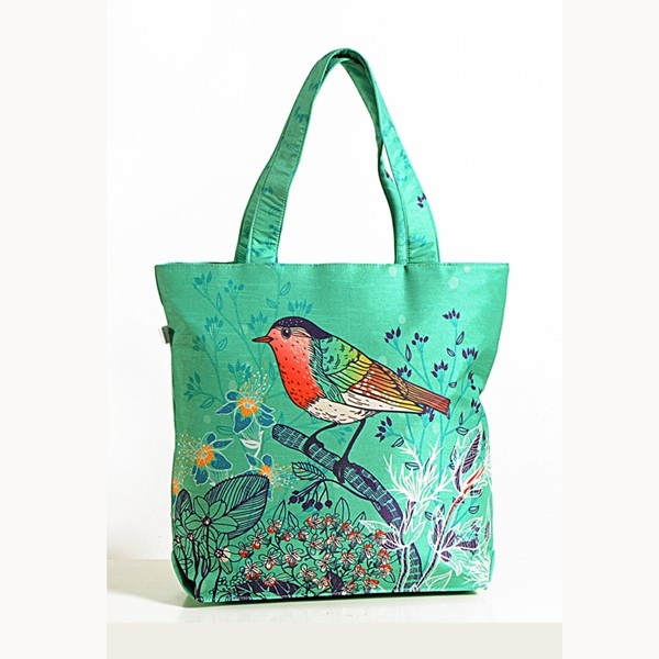 Swayam India Cyan Bird Animal Theme Bag- Birds- 2