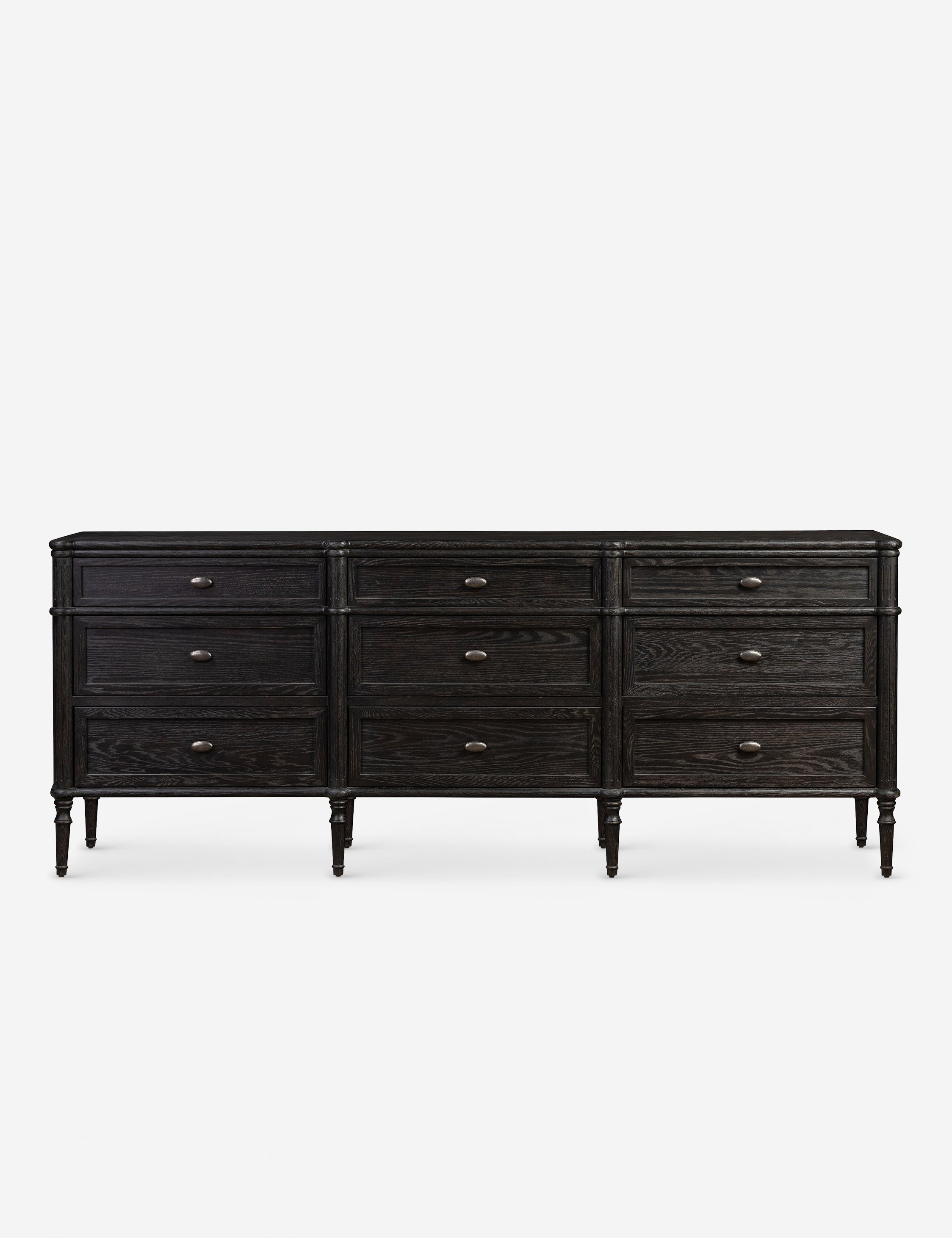 Lulu and Georgia Delancey 9-Drawer Dresser – Black