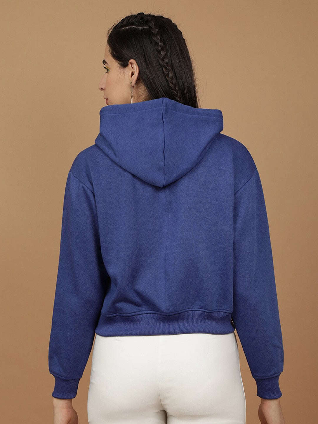 Freehand By The Indian Garage Co Women's Solid Regular Fit Sweatshirt - view 4