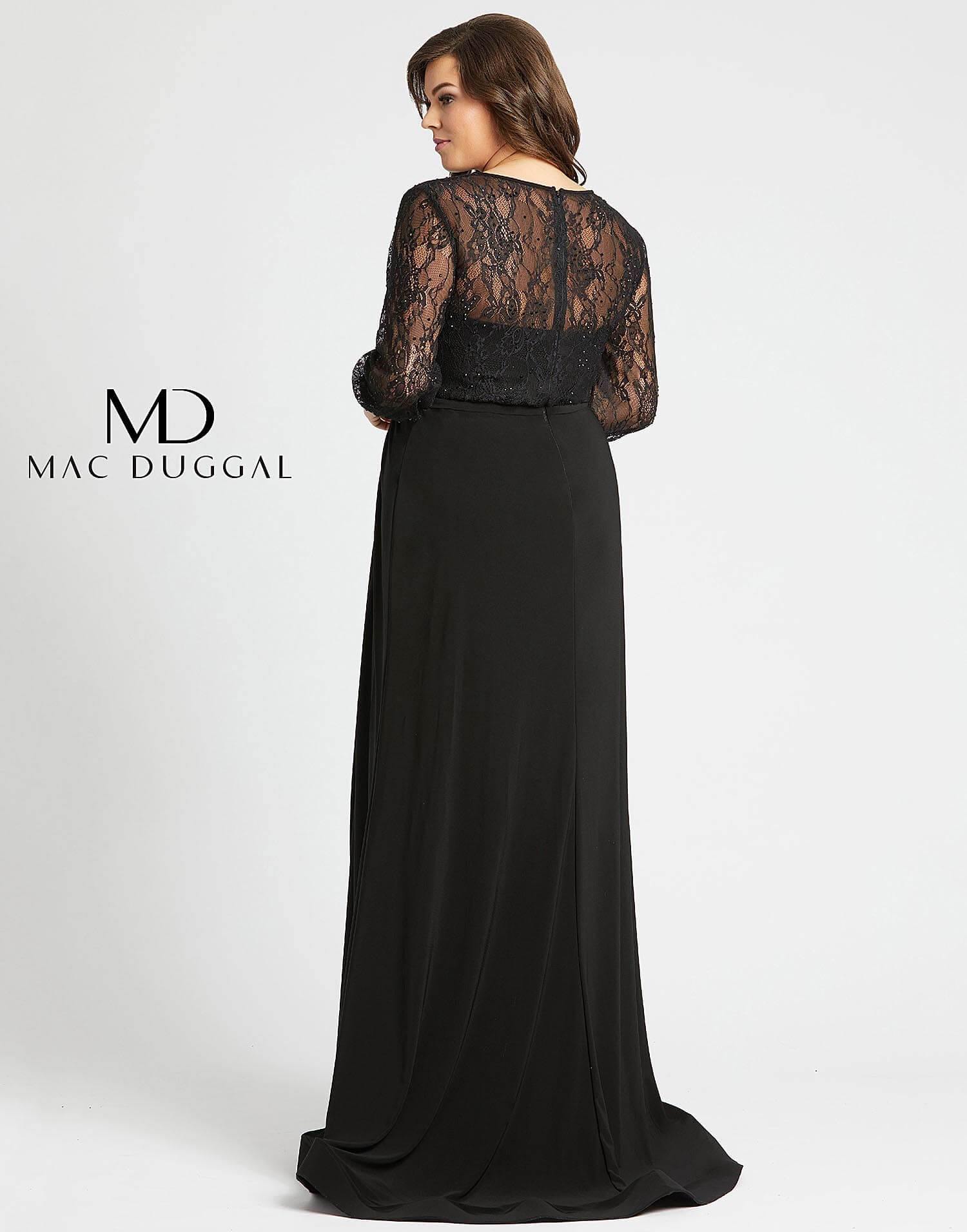 Mac Duggal 67143 Black 14W Sale - view 2
