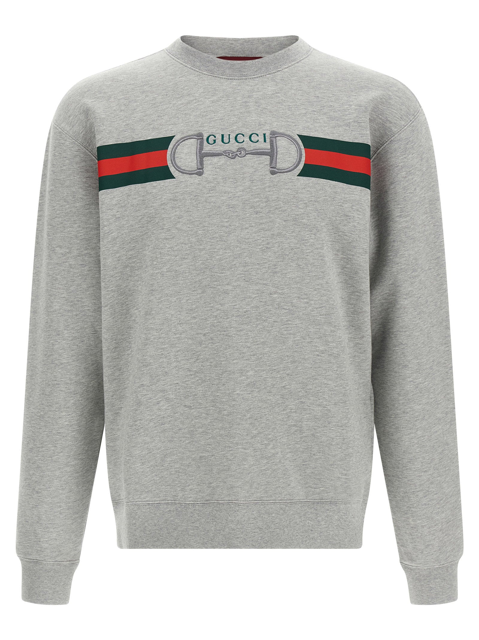 Gucci Web Ribbon And Horsebit Sweatshirt – 100% cotton