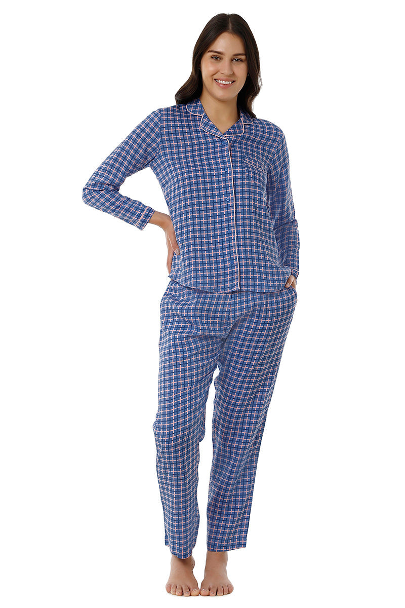 Amante Sleep Set - Check Print