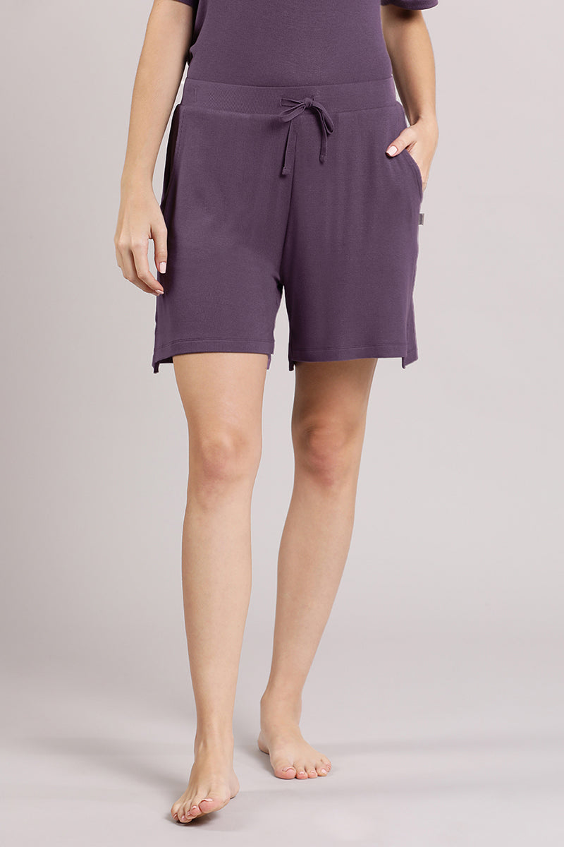 Amante Serene Dream Shorts - Vintage Violet