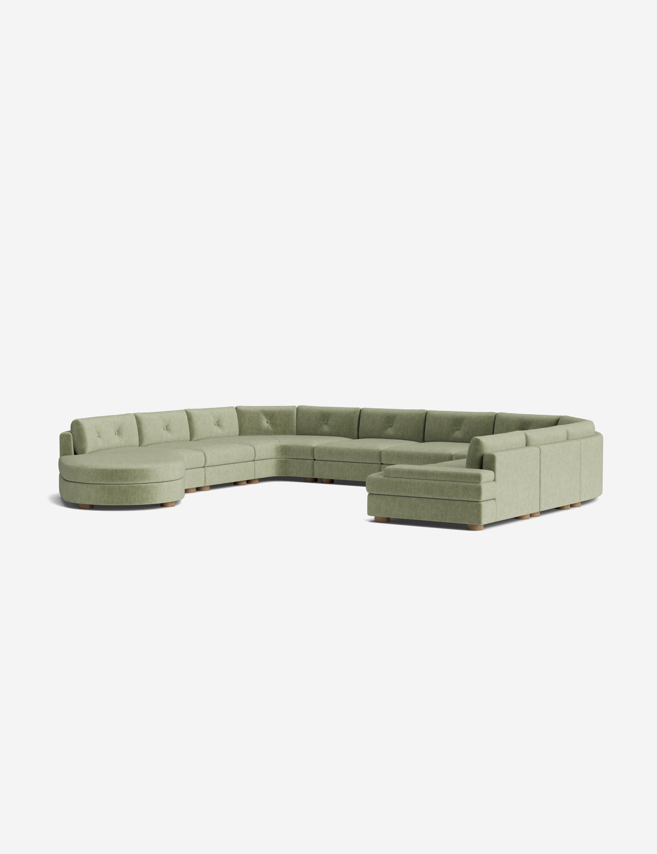 Lulu and Georgia Hill Modular U-Shaped Sectional Sofa - view 40
