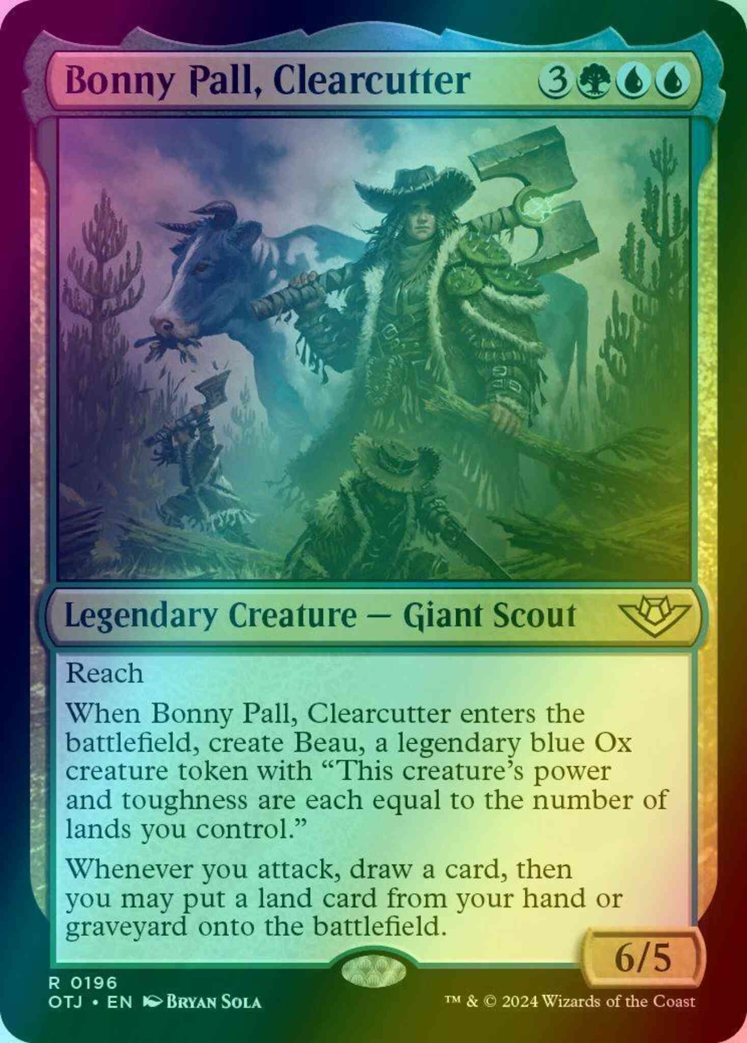 Bonny pall clearcutter – Magic Bonny Pall, Clearcutter [196] [Outlaws of Thunder Junction] [Foil]