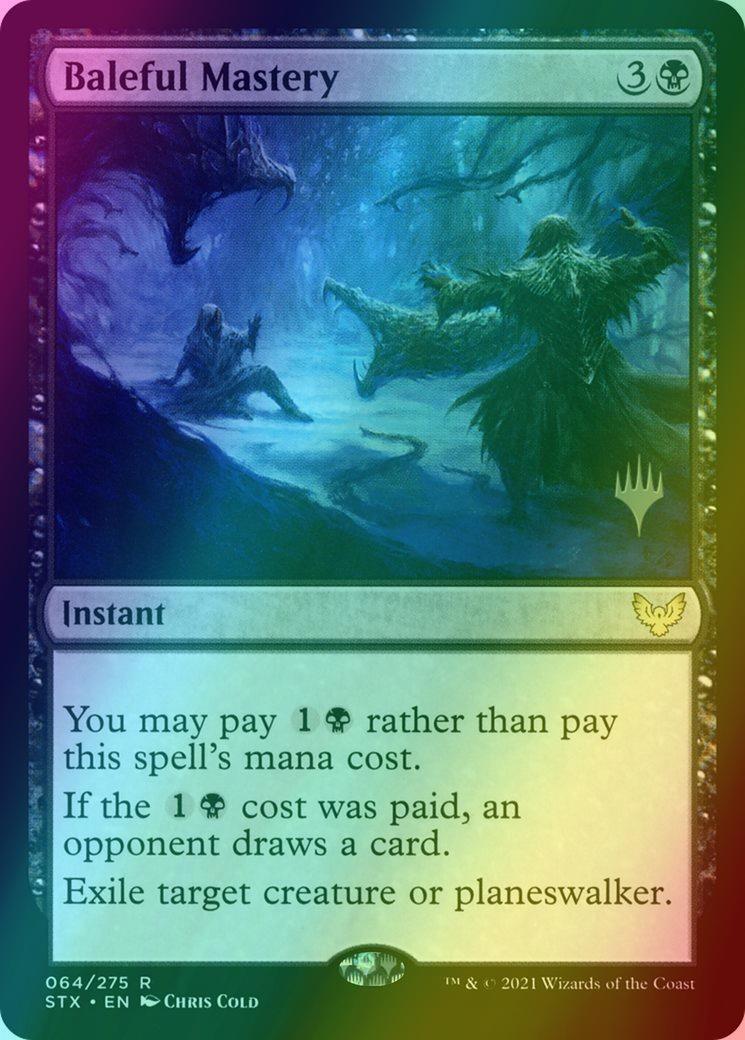 Baleful mastery promo – Magic Baleful Mastery [Promo Pack] [64p] [Strixhaven: School of Mages Promos] [Foil]