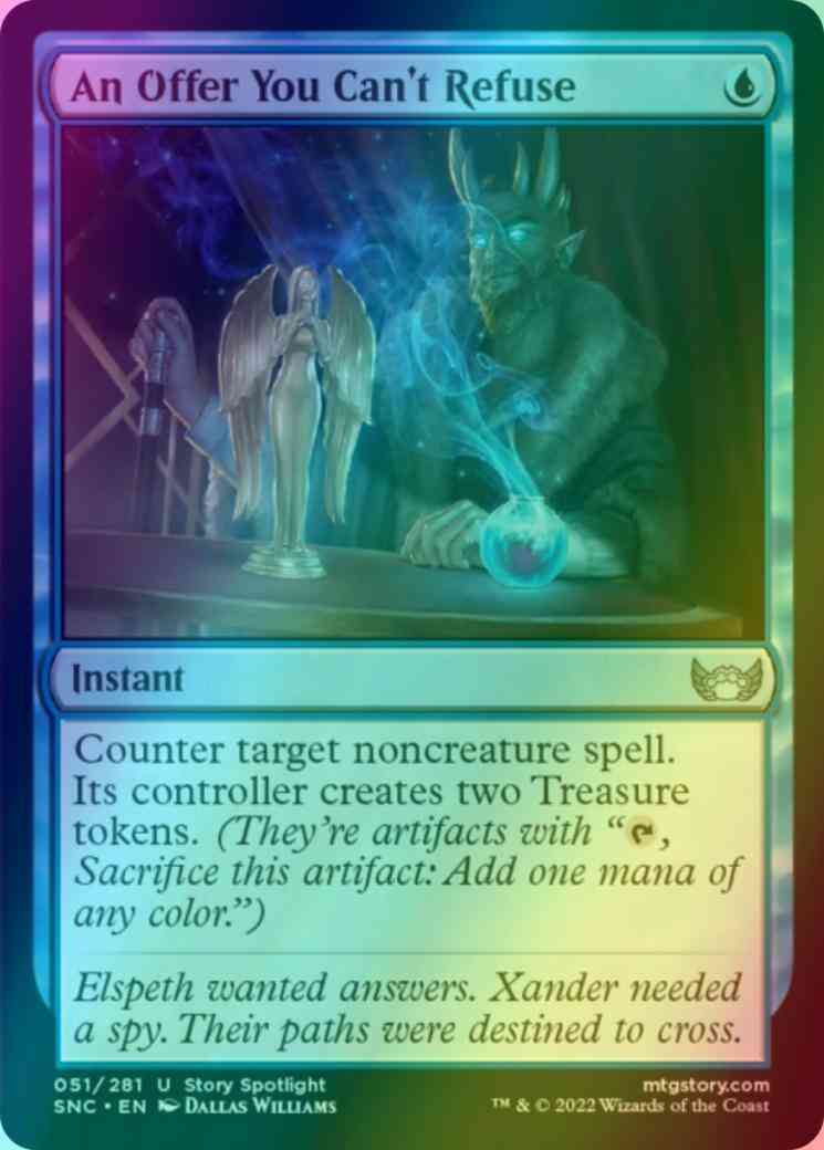Refuse 51 streets – Magic An Offer You Can't Refuse [51] [Streets of New Capenna] [Foil]