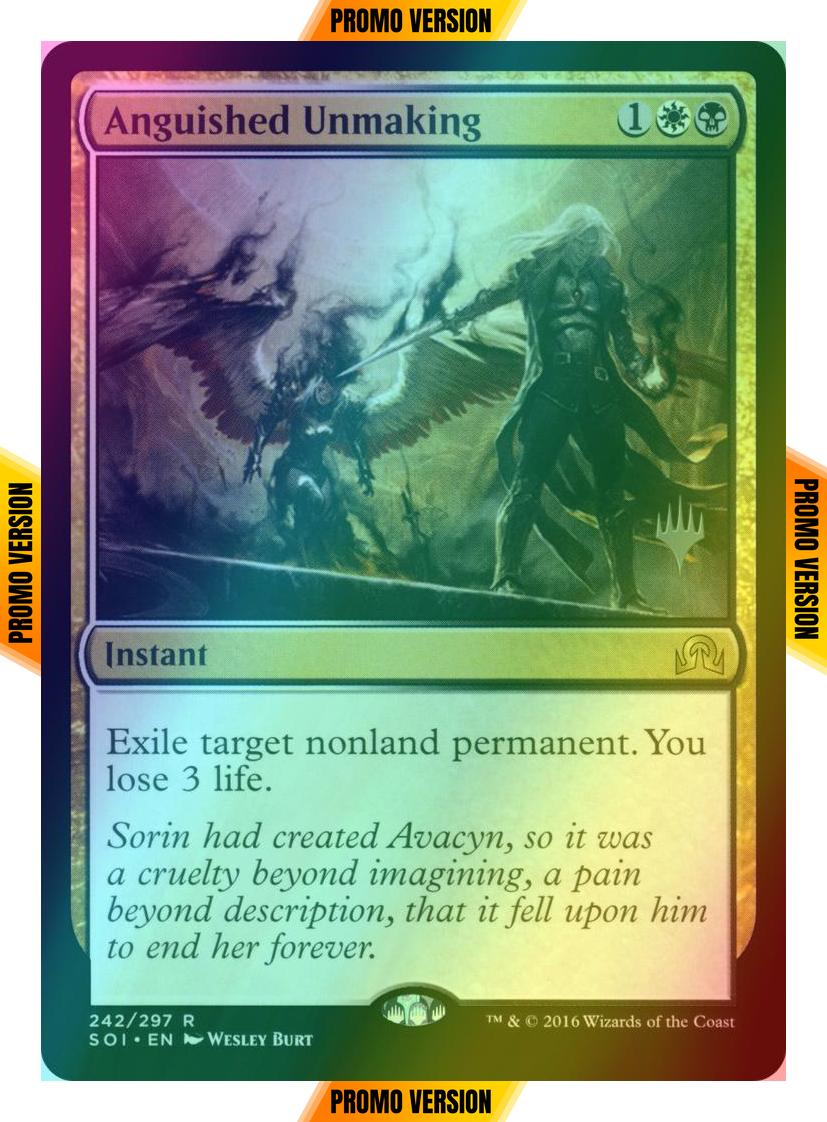 Anguished unmaking 242p – Magic Anguished Unmaking [242p] [Promo Pack] [Shadows over Innistrad Promos] [Foil]
