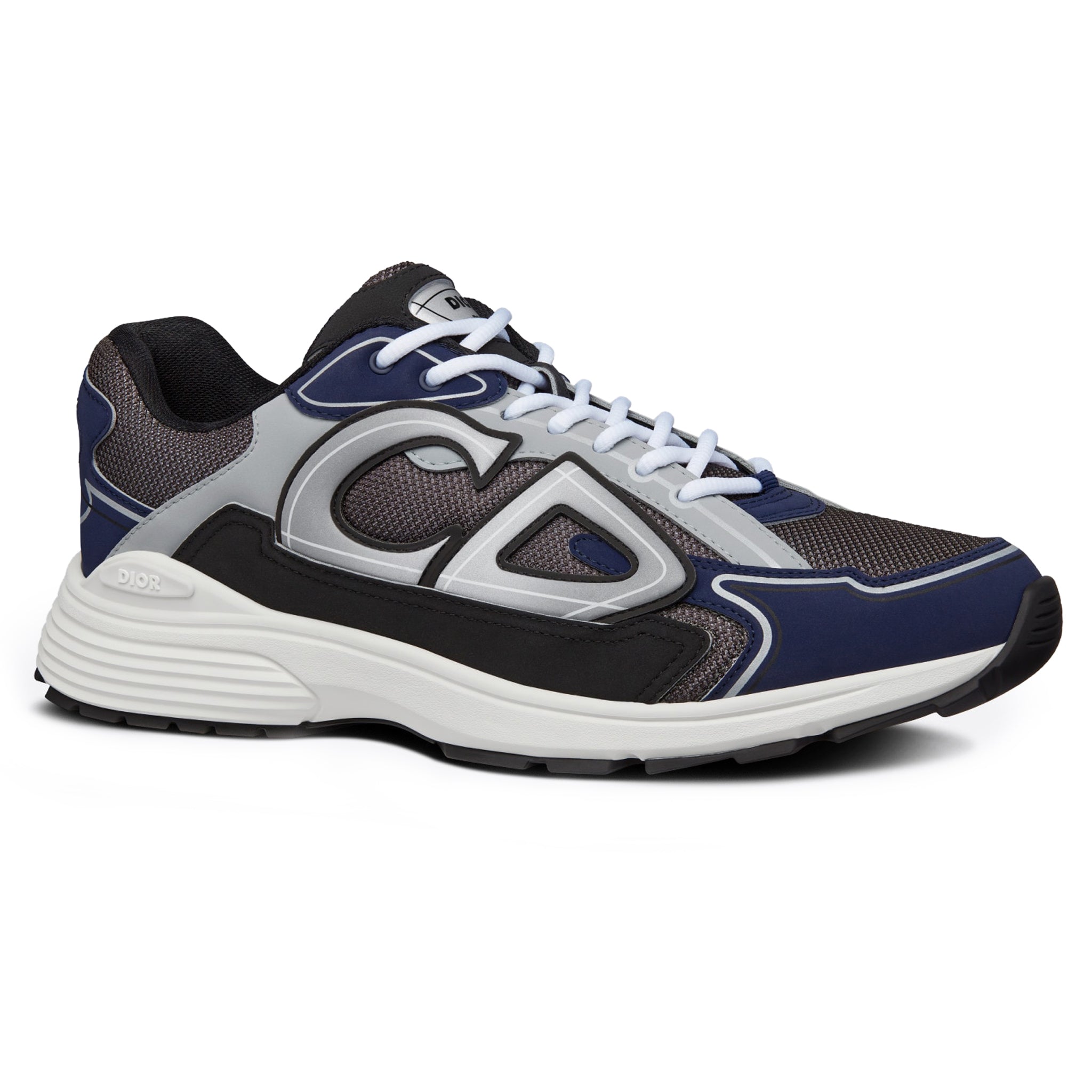 Dior B30 Mesh Black Blue Grey Trainer - view 2