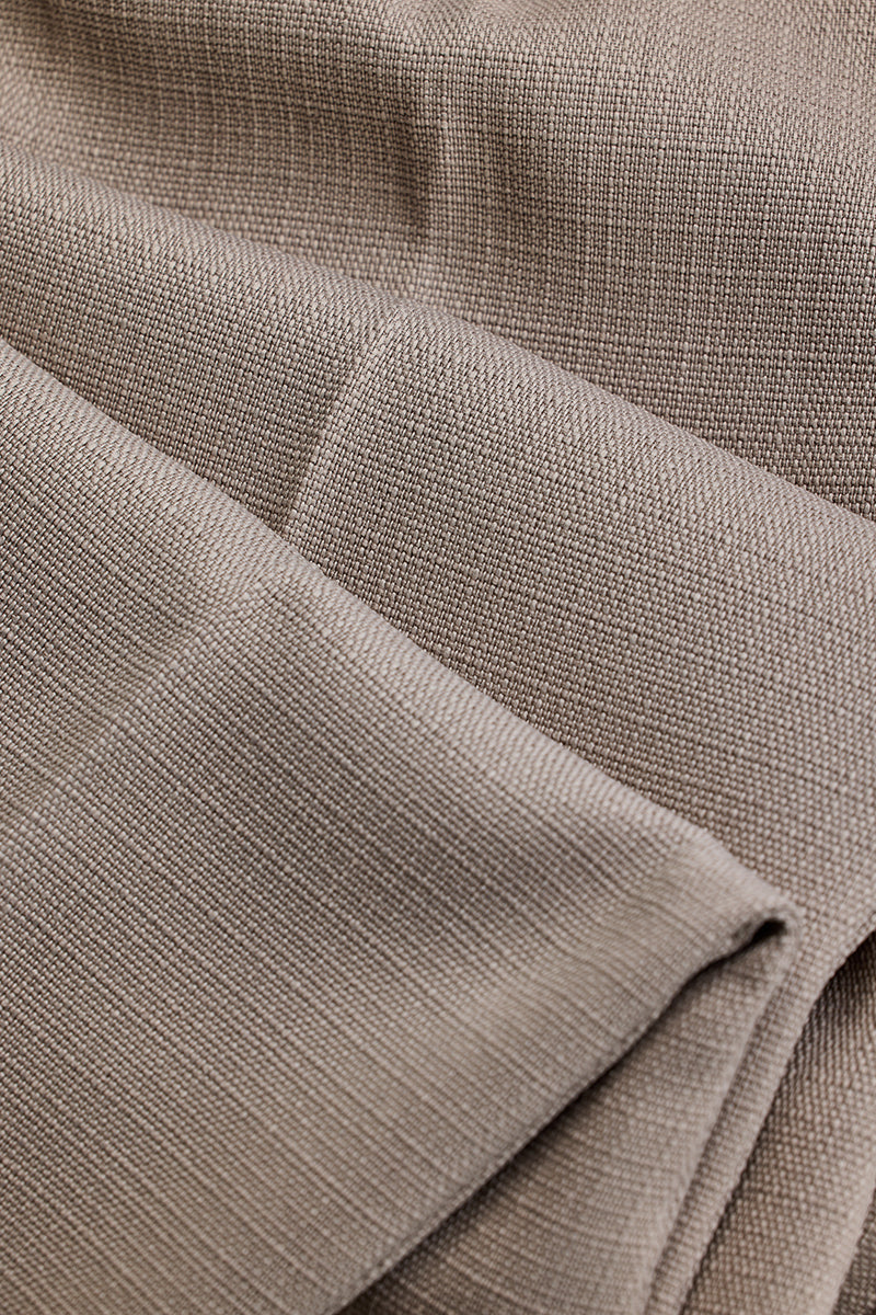 SNITCH Beige Textured Relaxed Fit Trousers - view 8