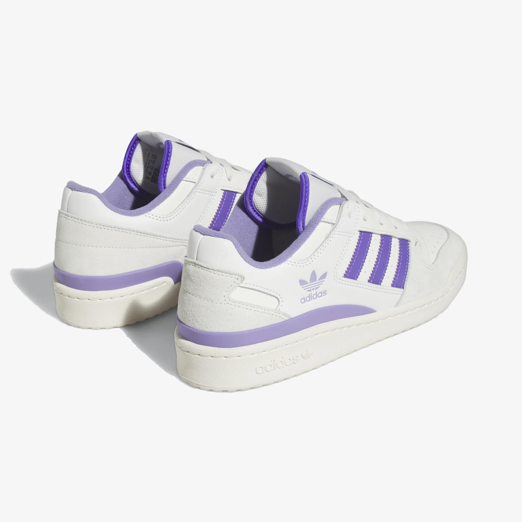 Adidas Originals | FORUM LOW CL { CORE WHITE/PURPLE RUSH - view 2