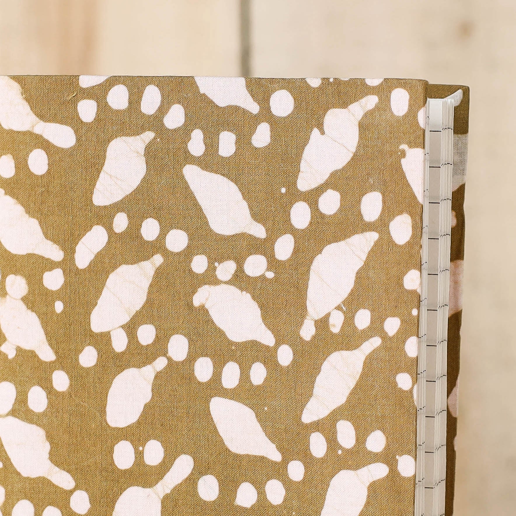 BINDAAS UNLIMITED Brown - Batik Fabric Cover Handmade Paper Notebook (7 x 5 in) - view 2