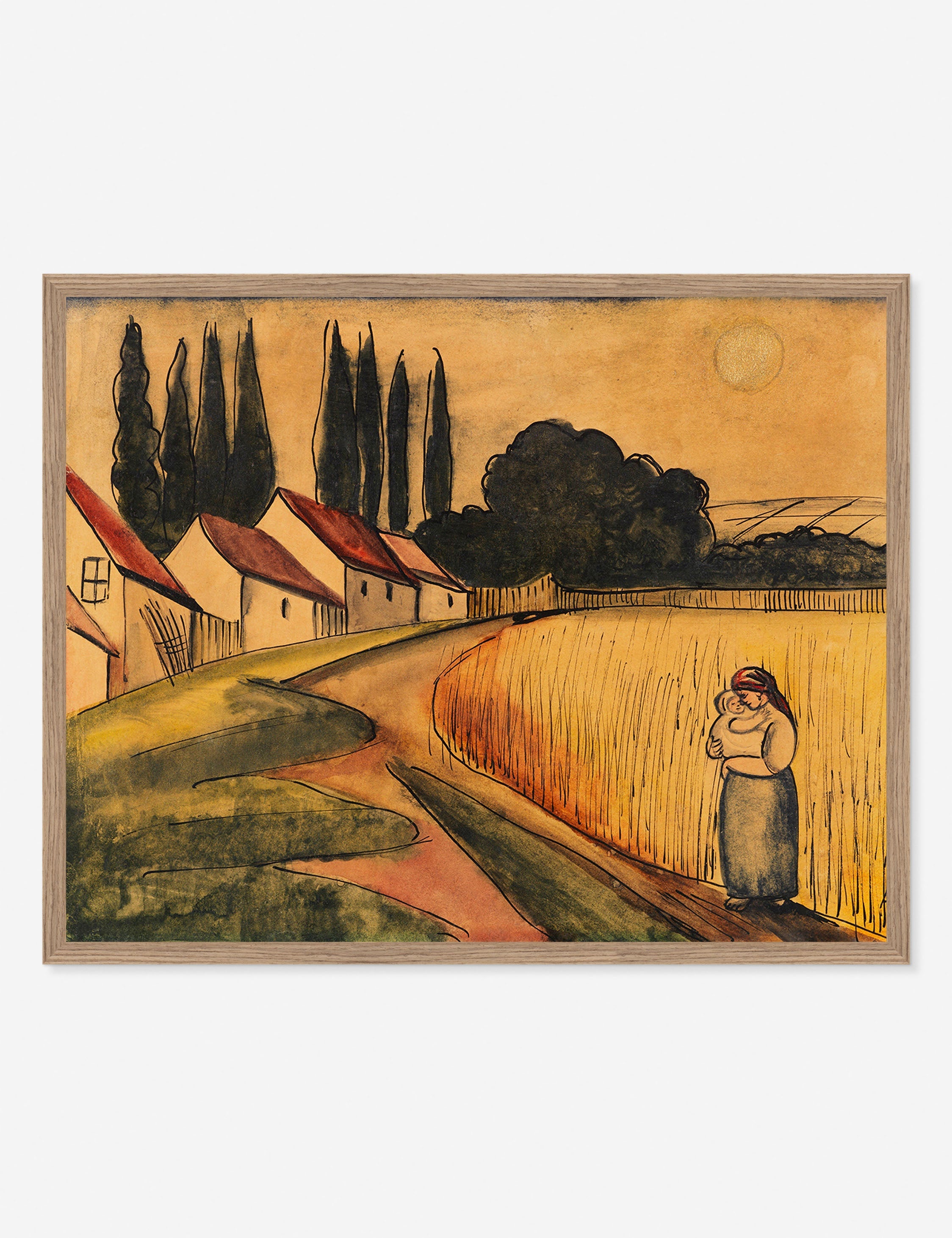 Lulu and Georgia Bäuerin mit Kind (Farmer's Wife with Child) Print by Anita Rée - view 2