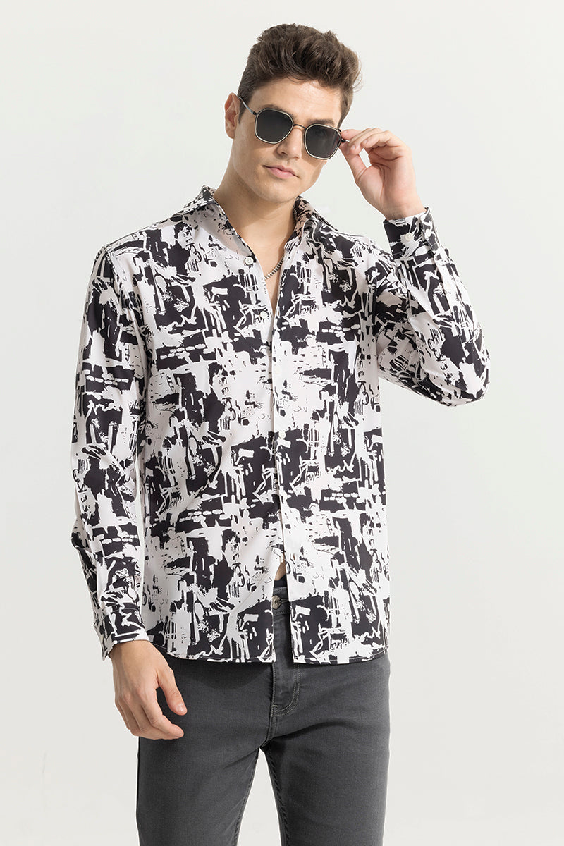 SNITCH SurrealStrokes White Shirt