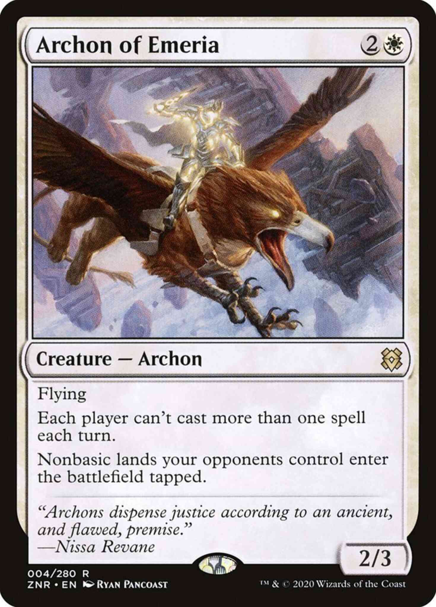 Magic Archon of Emeria [4] [Zendikar Rising] [Non-Foil]