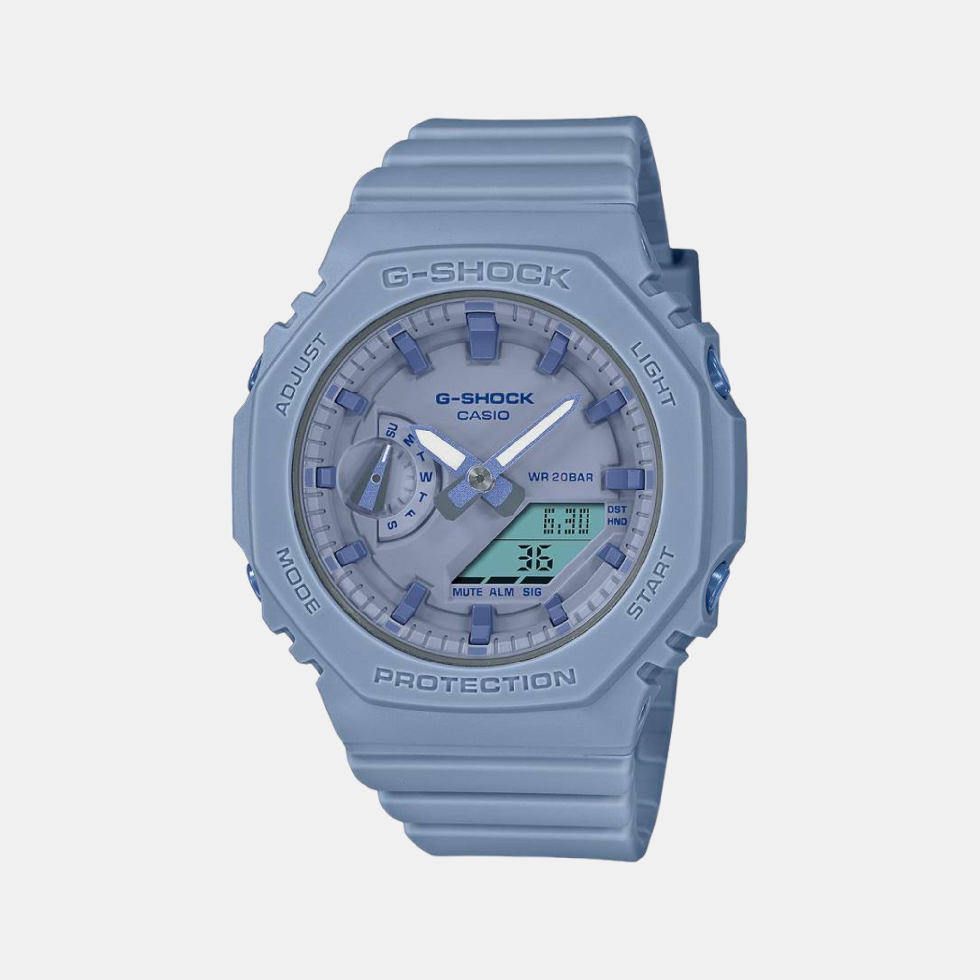 Casio G-Shock Women Women Quartz Blue Dial Analog-Digital Resin Watch G1330