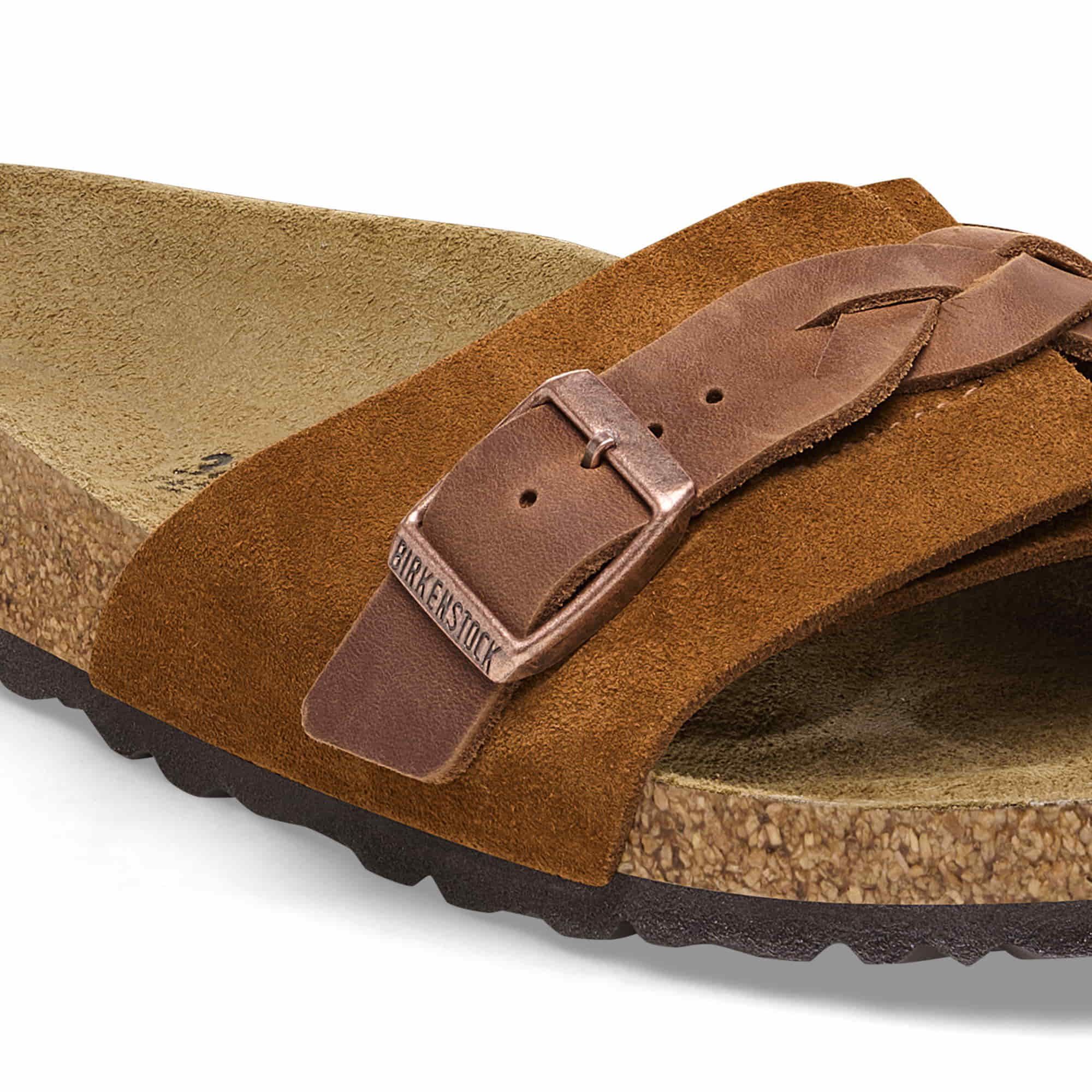 Birkenstock Oita Braided Suede Leather – Brown Brown/Mink - view 5