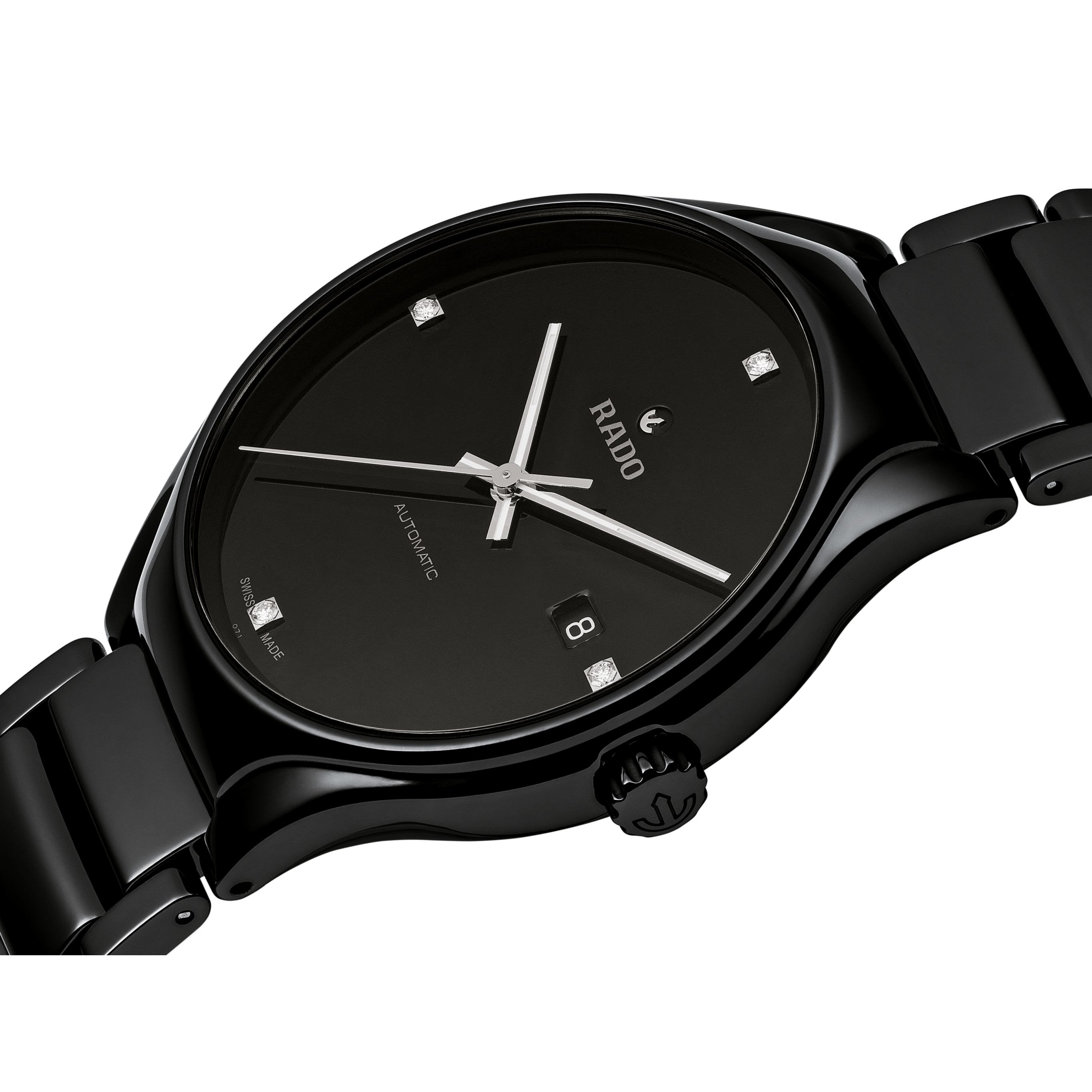 Rado True Black Dial Unisex 40mm