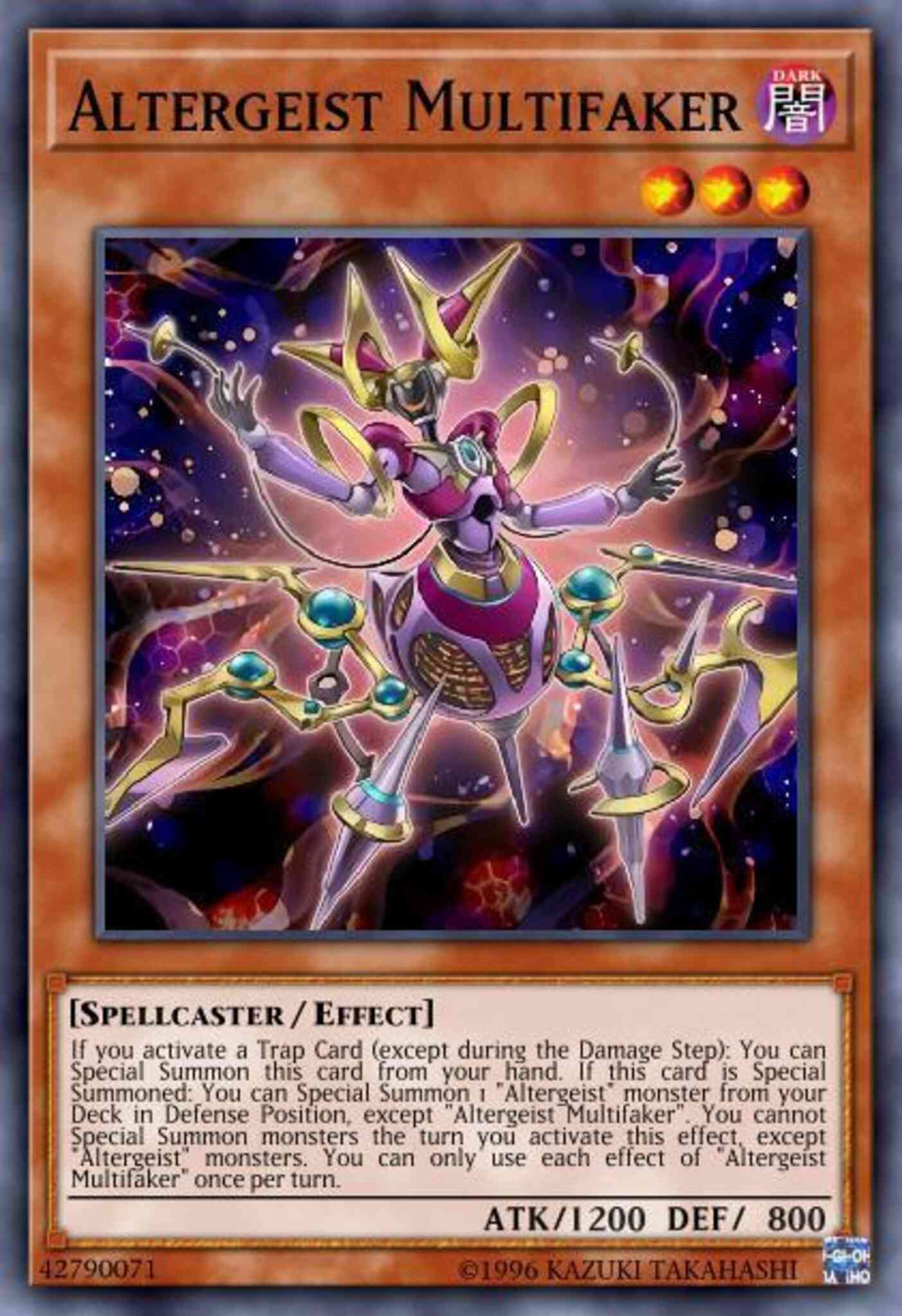 Yu-Gi-Oh! Altergeist Multifaker - FLOD-EN014 - Ultra Rare - 1st Edition