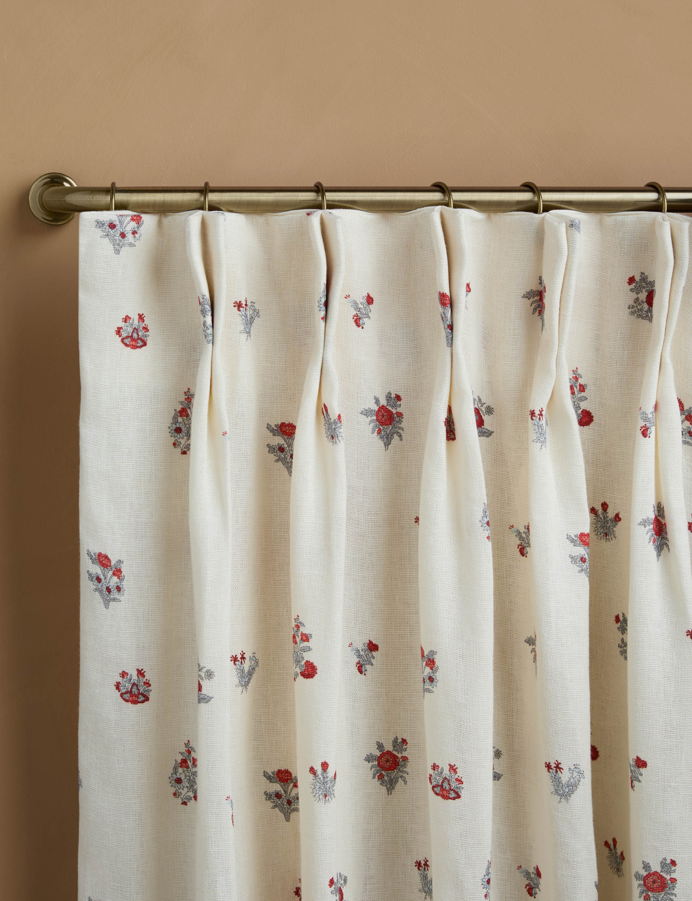 Lulu and Georgia Mayfair Pleated Linen Curtain Panel by Heidi Caillier - view 2