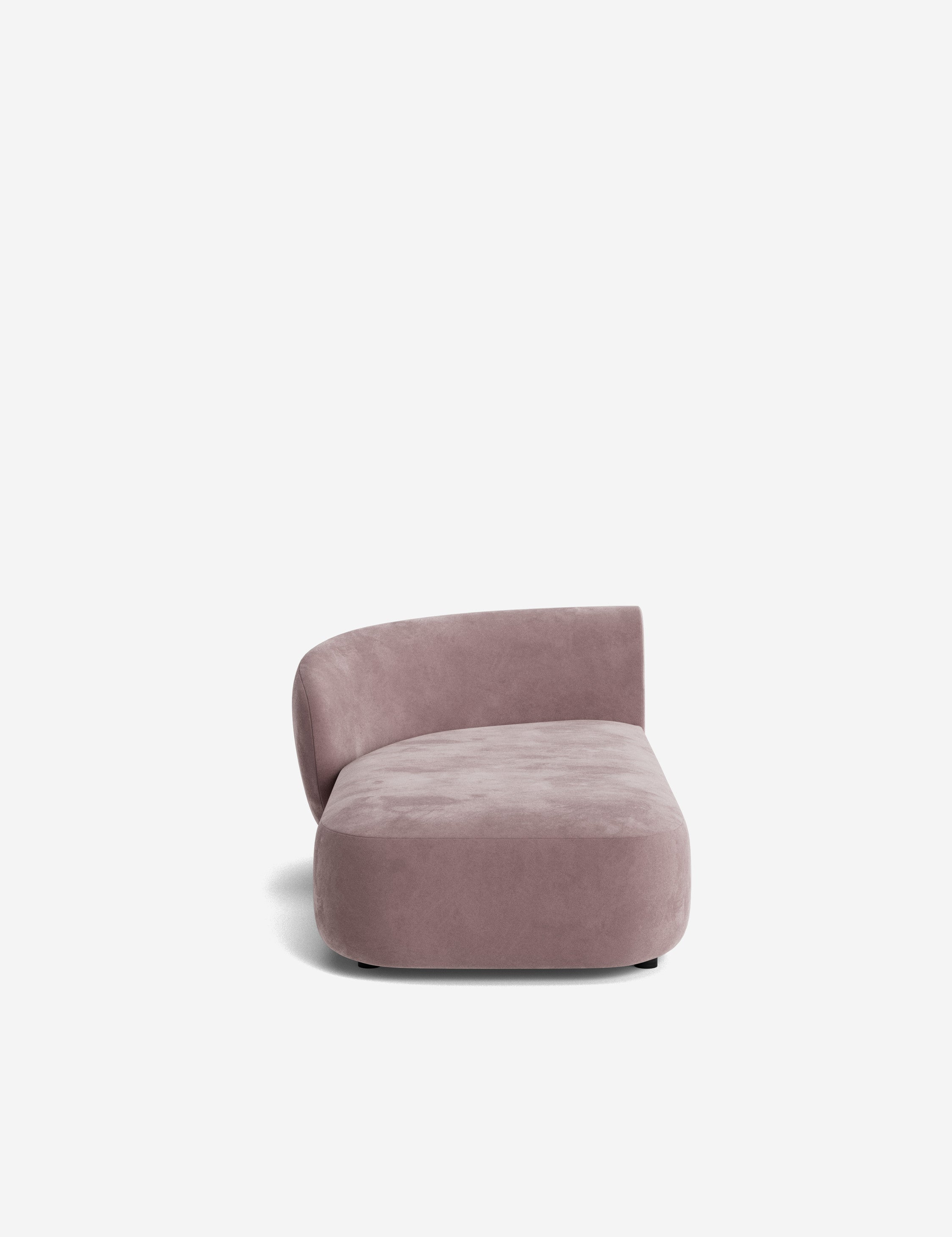 Lulu and Georgia Claret Modular Left Chaise - view 154