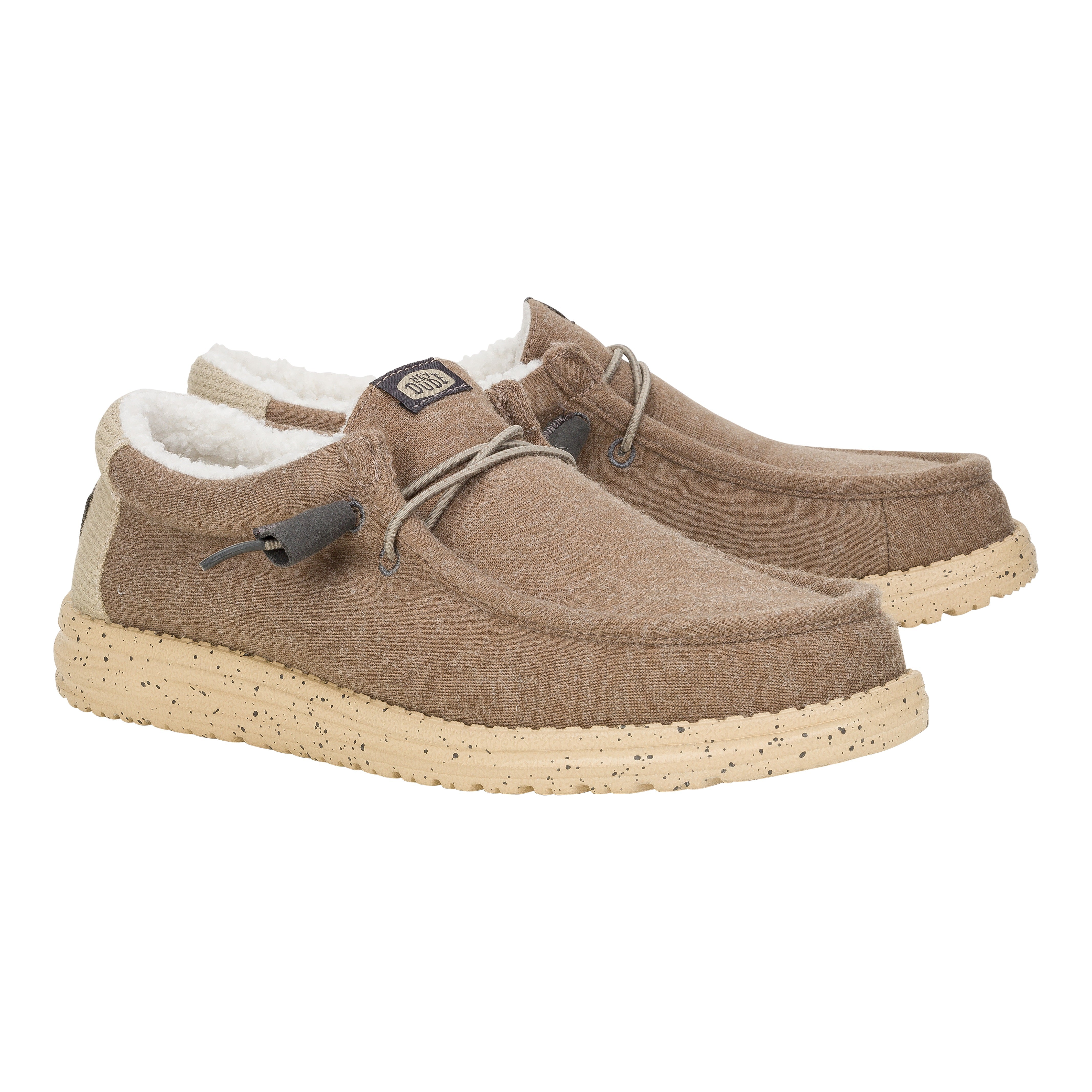 HEYDUDE shoes Wally Warmth Knit - Beige/White - view 2