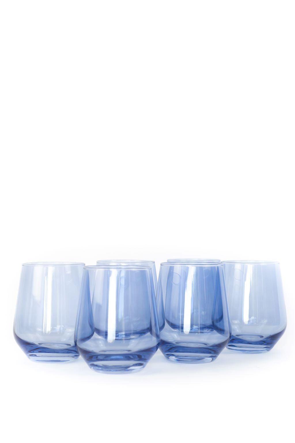 Estelle Colored Glass Estelle Colored Wine Stemless - Set of 6 {Cobalt Blue} - view 8