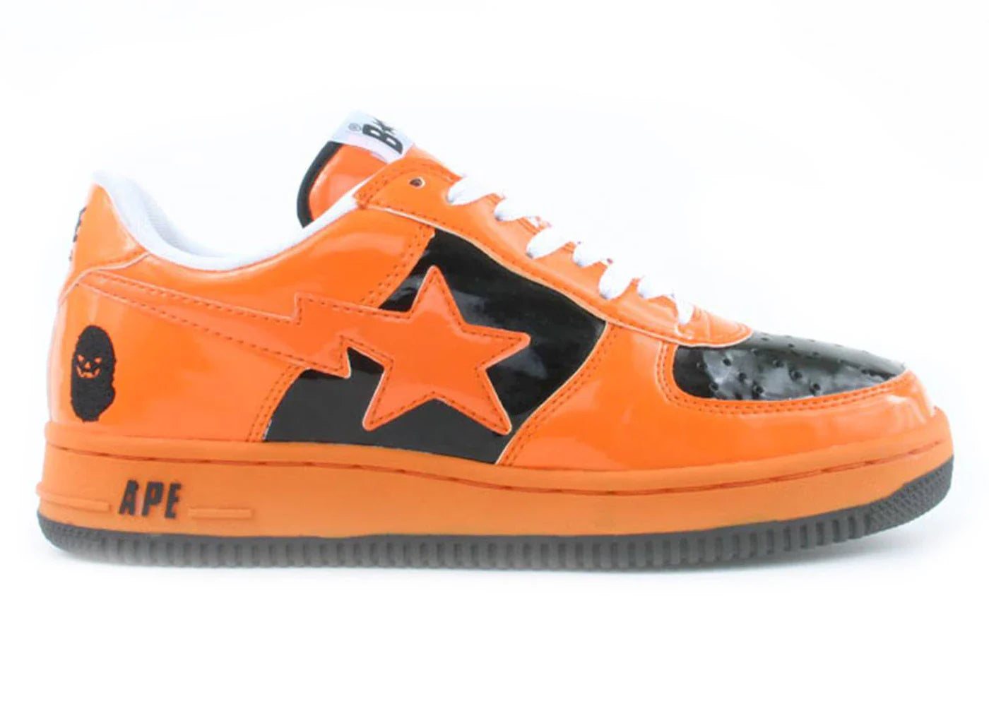 A Bathing Ape Bape Sta Low Halloween Orange
