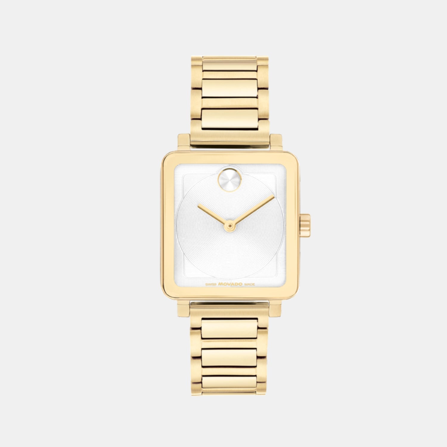Movado Bold Women Quartz White Dial Analog Stainless Steel Watch 3601165