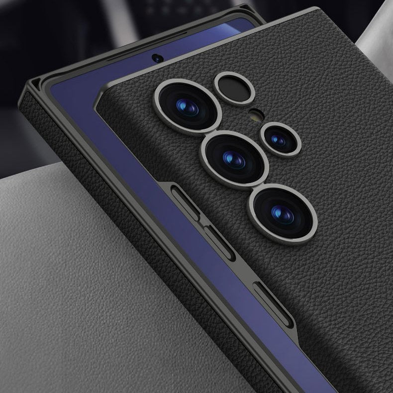 Million Cases Galaxy S25 Series Elegant Classic Plain Leather Case - view 10