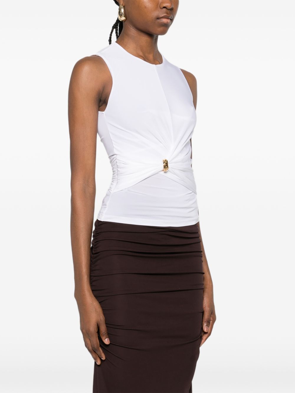 Elisabetta Franchi Sleeveless top – 92% Viscose 08% Elastane - view 5