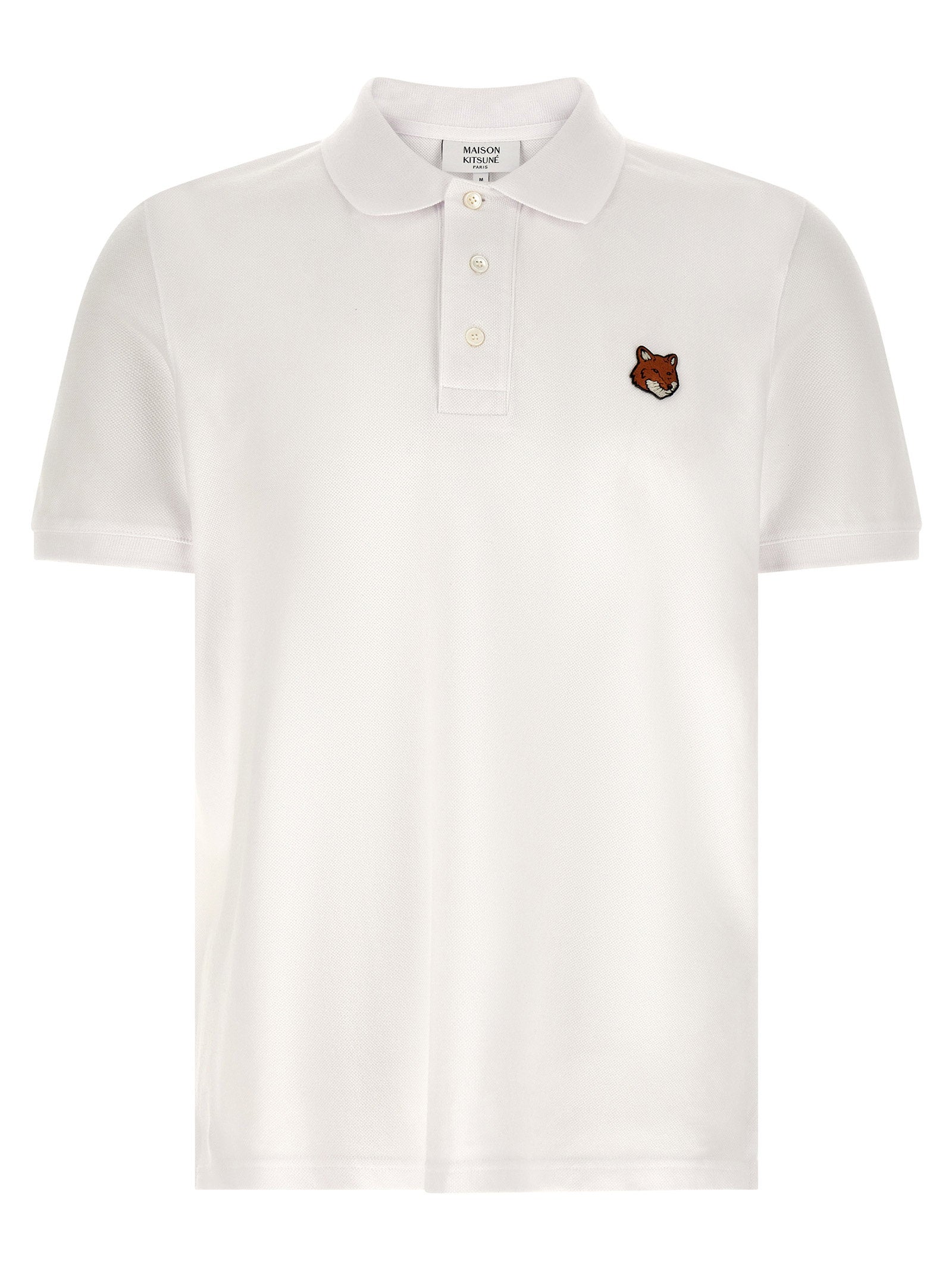 Maison Kitsuné Fox Head Polo Shirt – 100% cotton