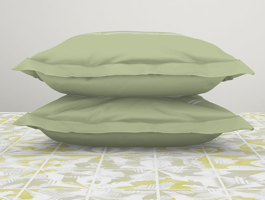 Spaces India Organic Textures Geometric 100% Cotton Double Bedsheet - Essentials by Spaces - view 11