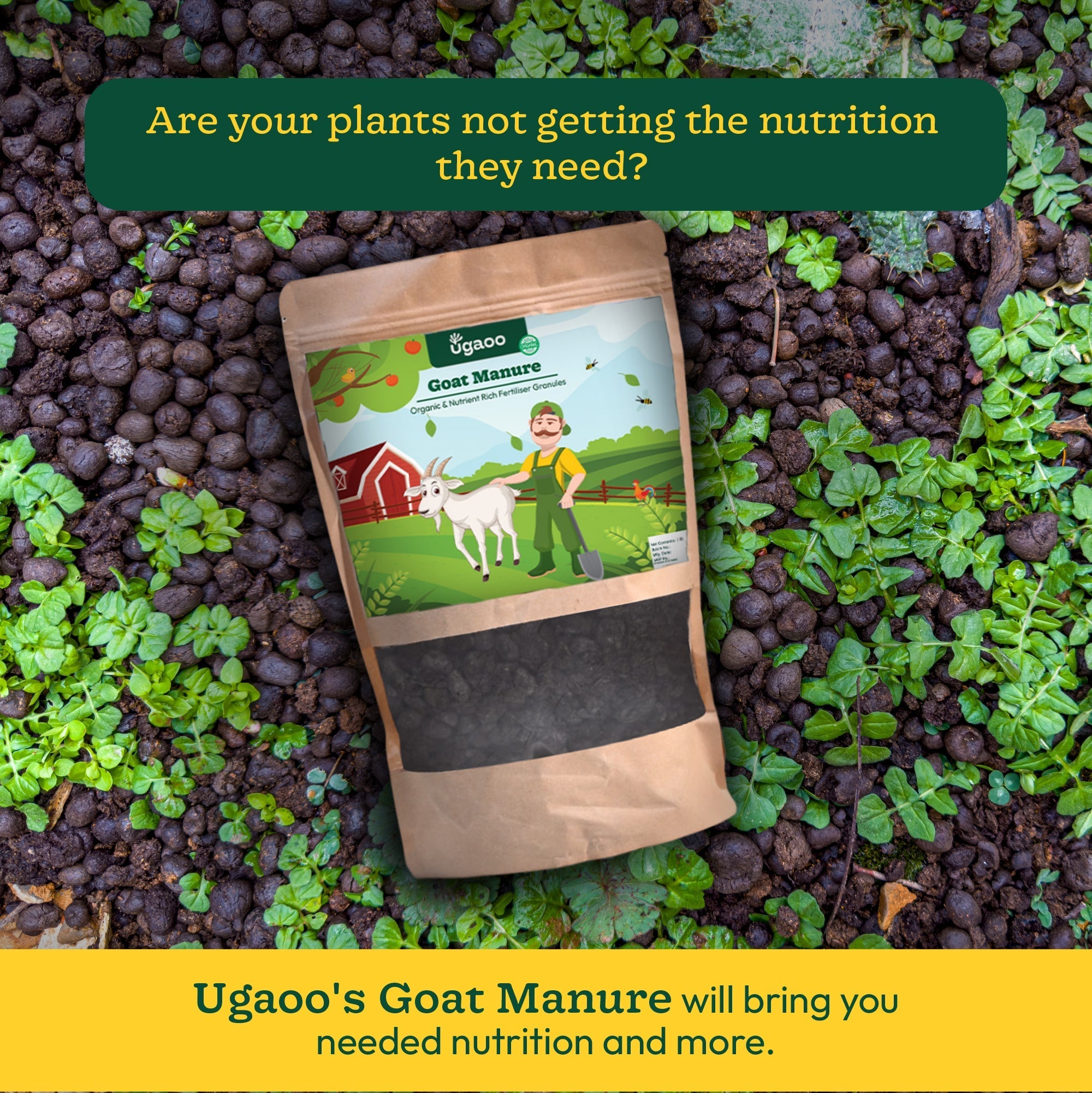 Ugaoo Goat Manure 1 Kg - view 2
