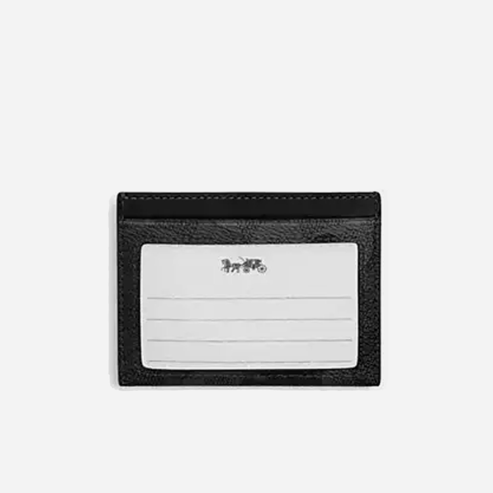 COACH Slim Id Card Case In Signature Camo Print Grey Multi - view 2