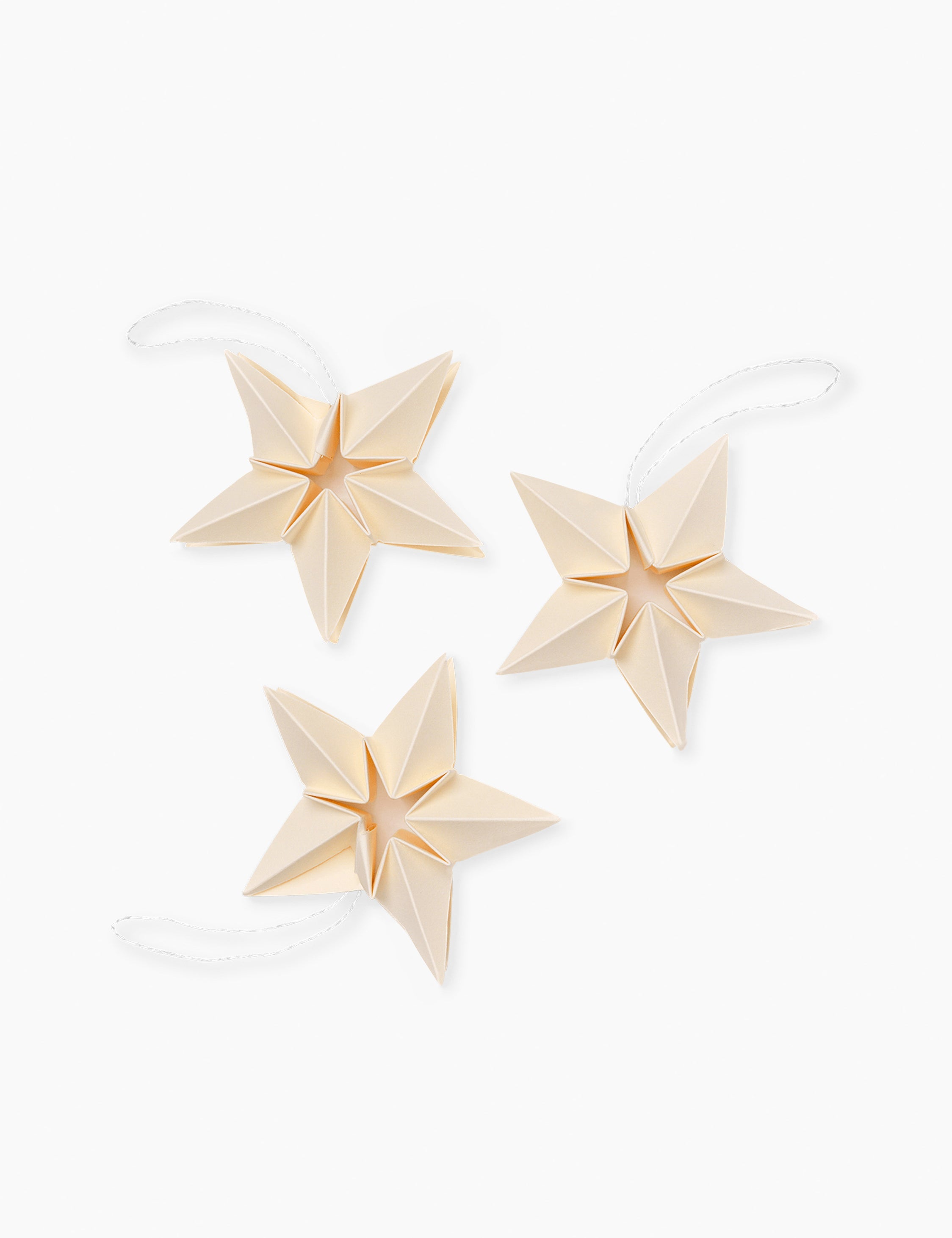 Lulu and Georgia Amanda Paper Star Ornaments (Set of 3) by Ferm Living