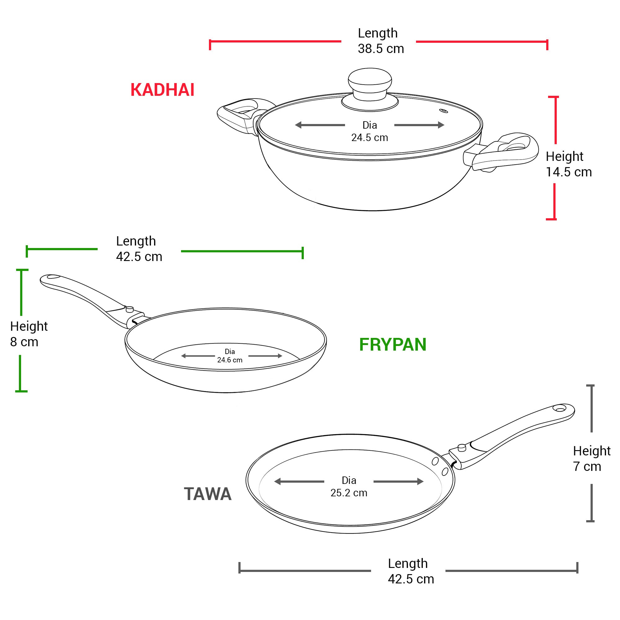 Kitchen Pride Cookware Set (Milton Procook) - view 7