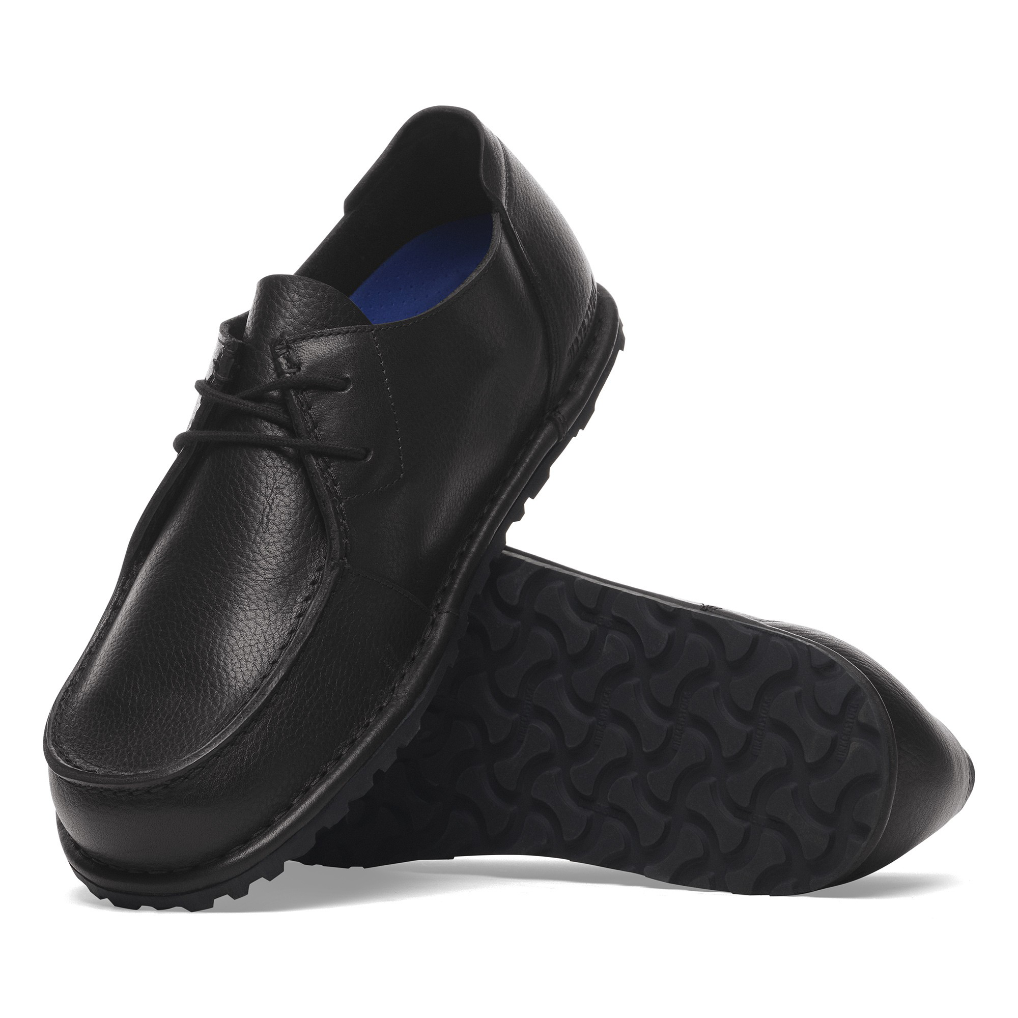Birkenstock Utti Lace Natural Leather – Black / Black