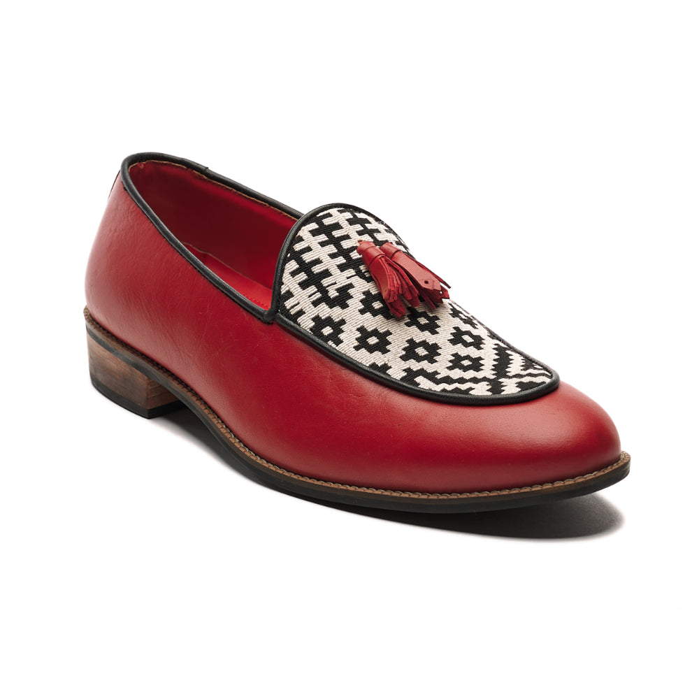 Banjaaran India Texo Loafer for Men – Crimson (discontinued) - view 2
