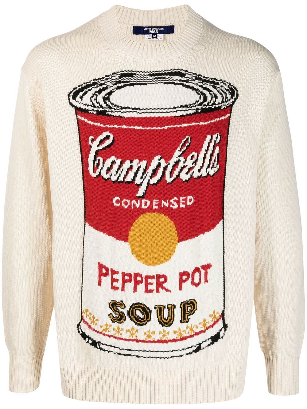 Junya Watanabe Printed Cotton sweater – Cotton 95%, Acrylic 5%