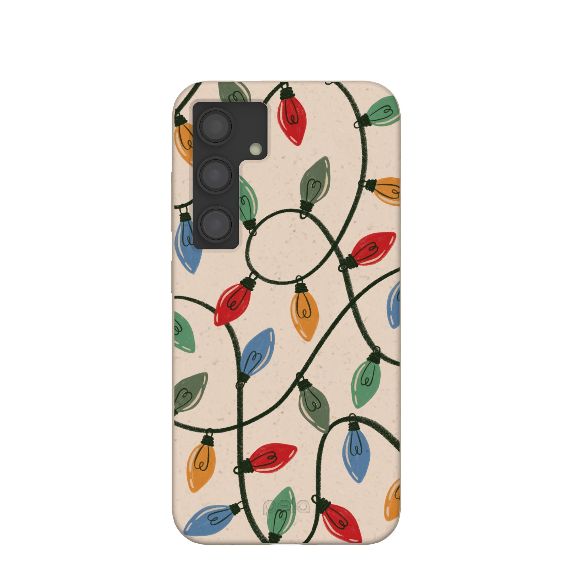 Pela Case Seashell Holiday Lights Samsung Galaxy S24 Case