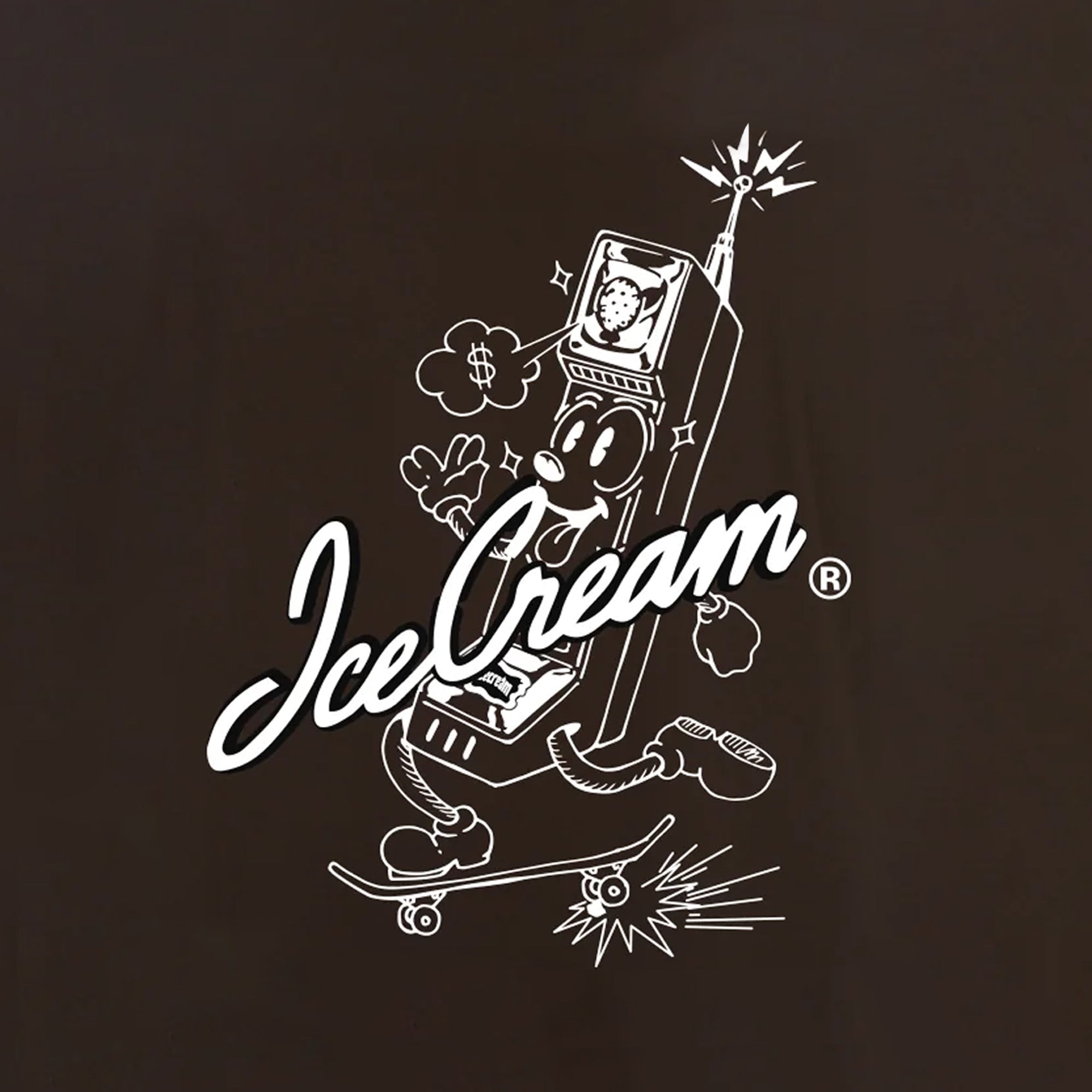Icecream | KICK ROCKS SS TEE { BLACK - view 3